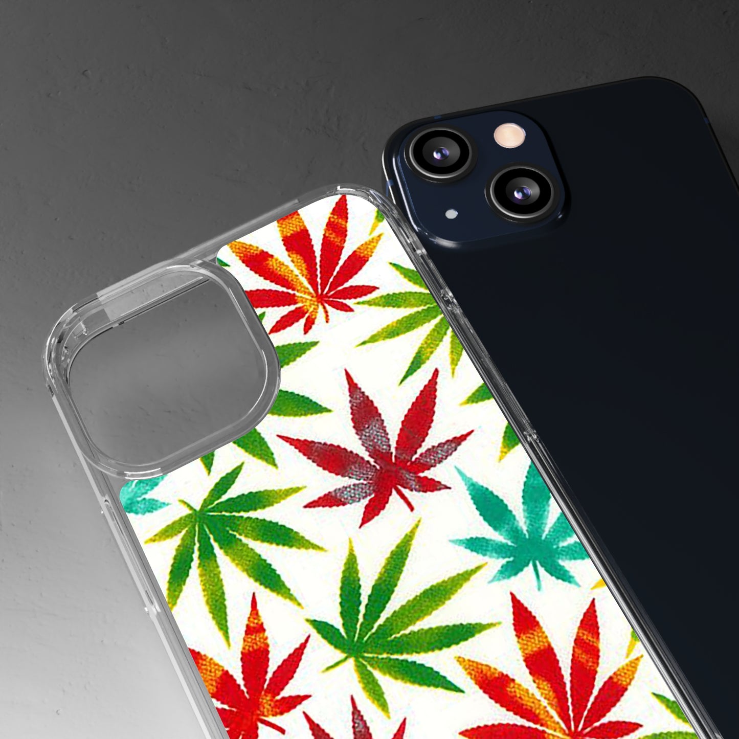 Clear Phone Cases Graphic Cannabis