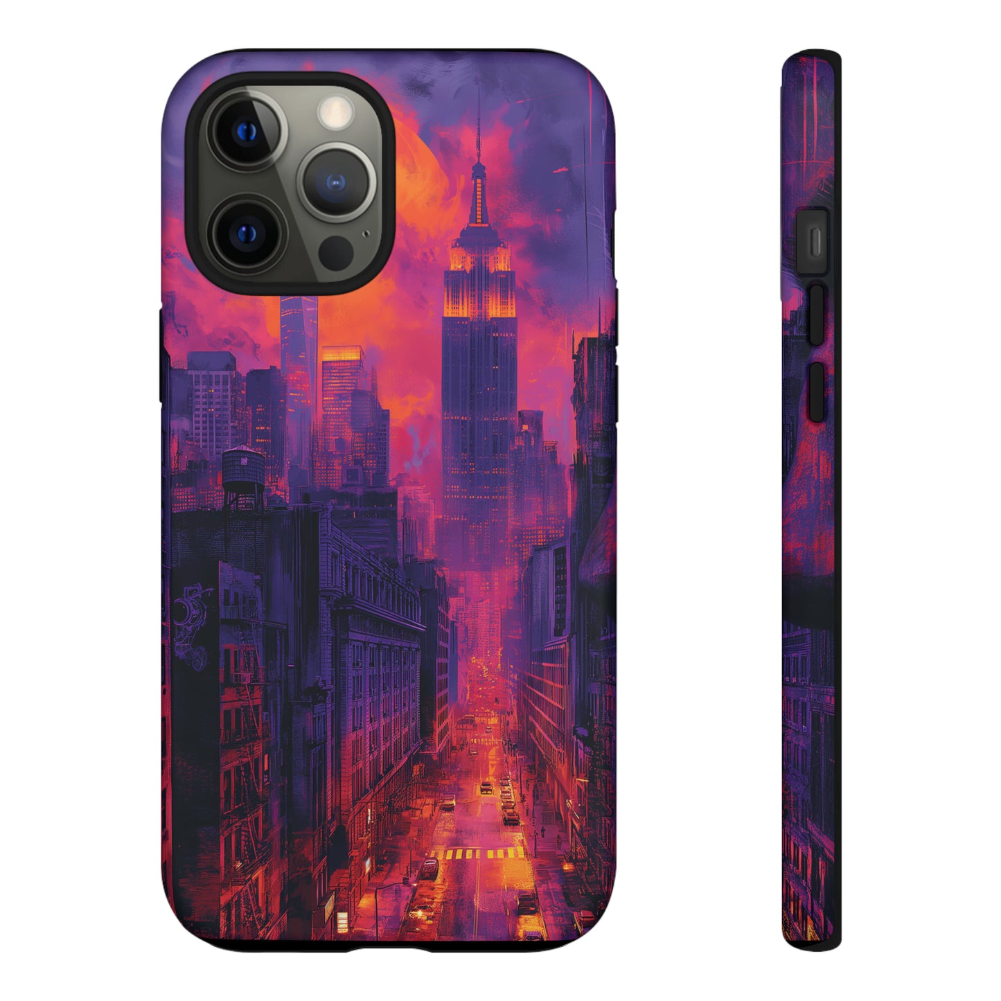 Tough Phone Case New York City Purple Haze