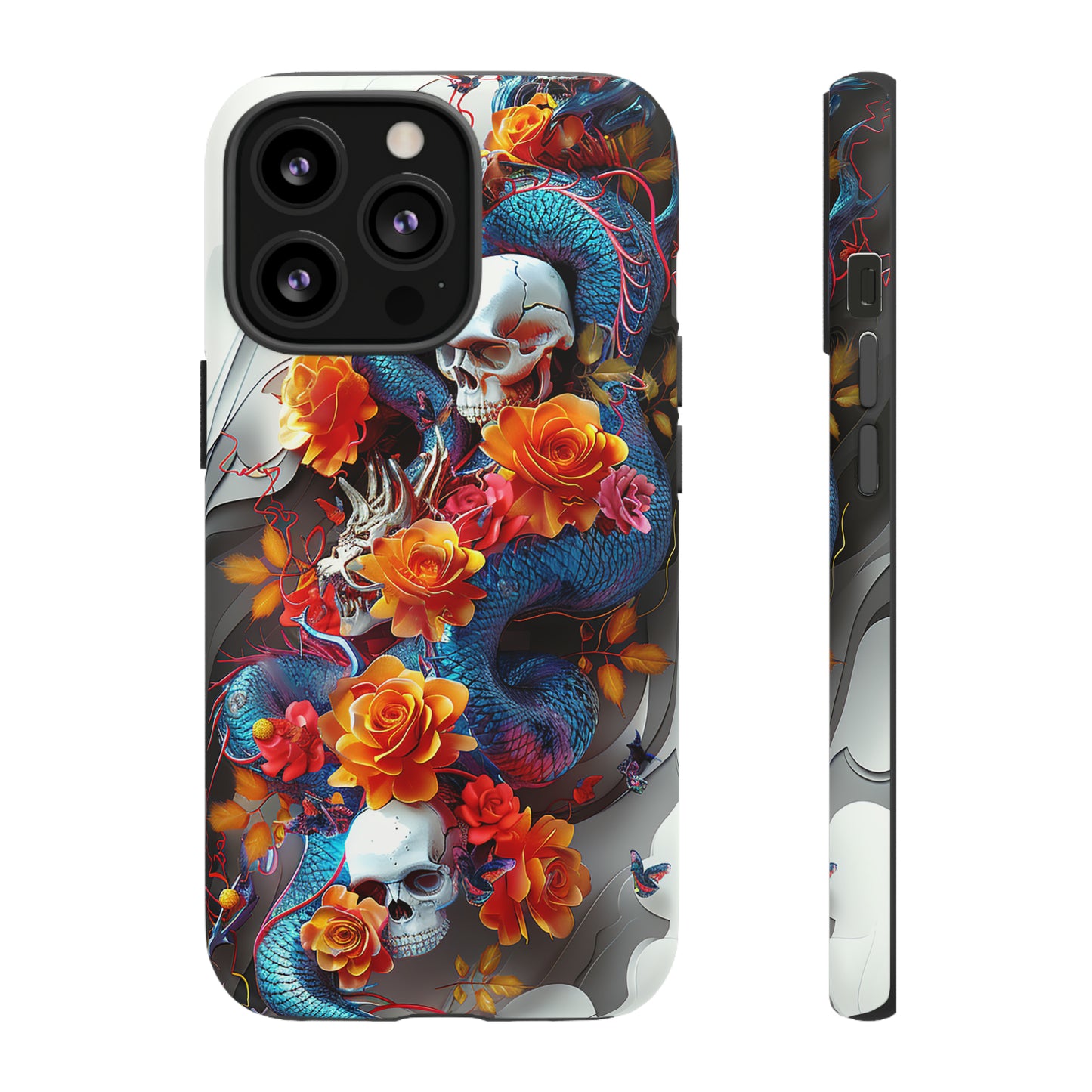 Tough Phone Case Skull 02