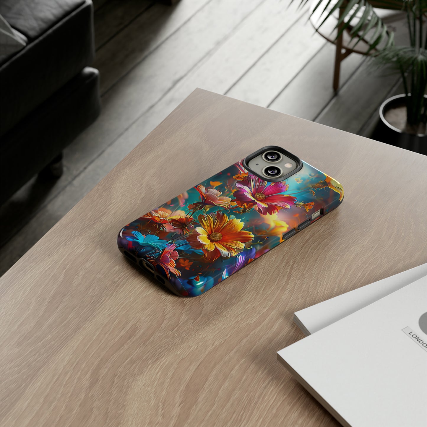 Tough Phone Case Flower 01