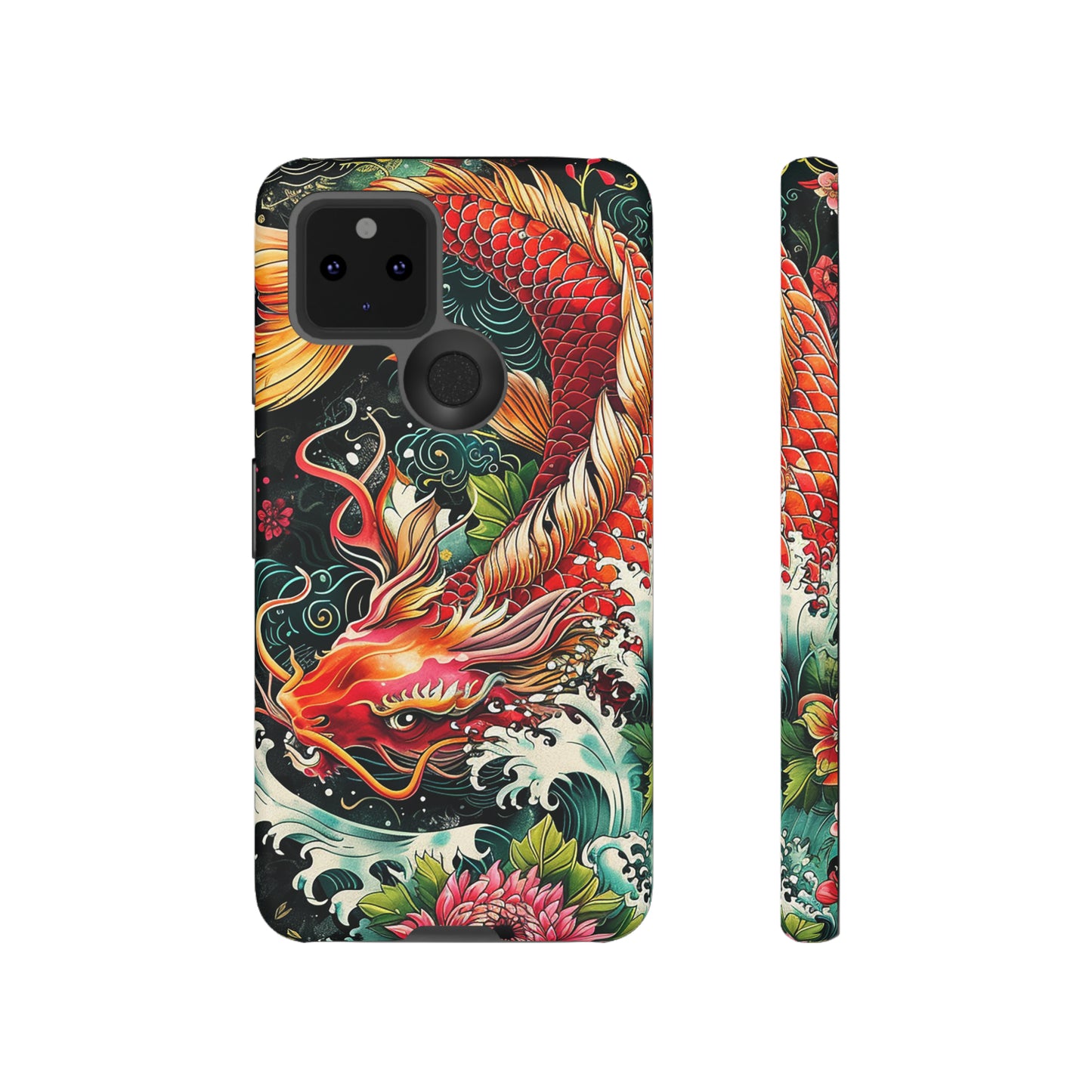 Tough Phone Case Japanese Koi Fish