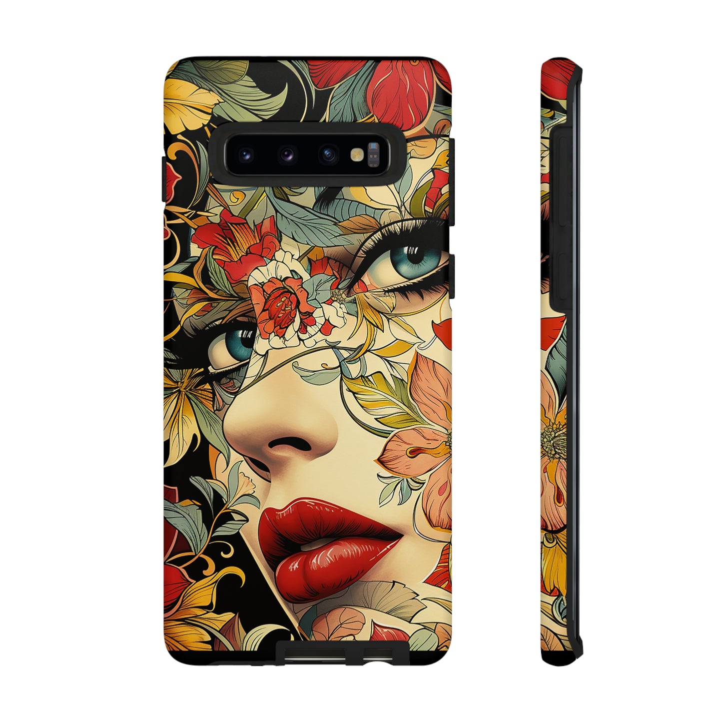 Tough Phone Case Lady Red