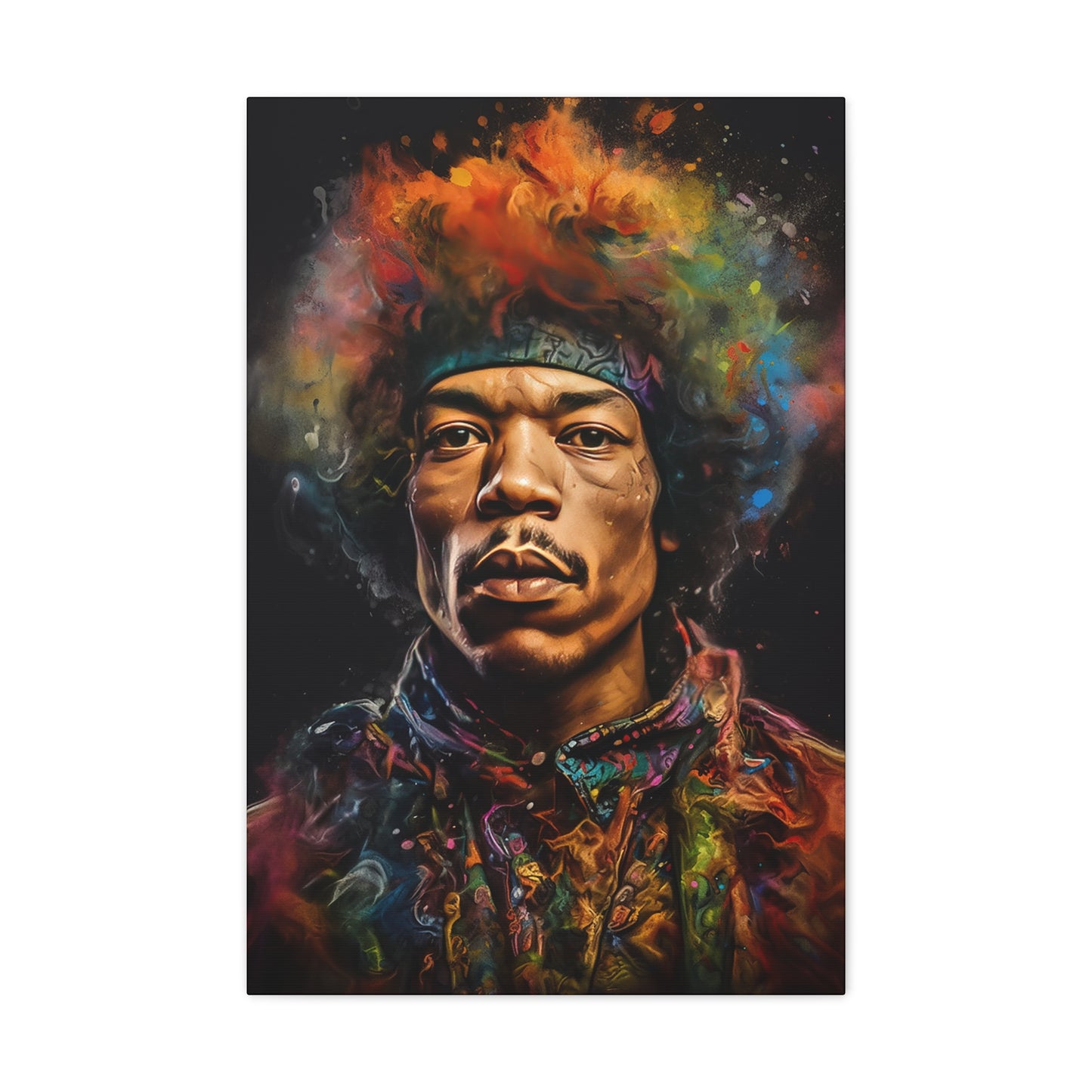 Electric Soul Jimi Hendrix on Canvas