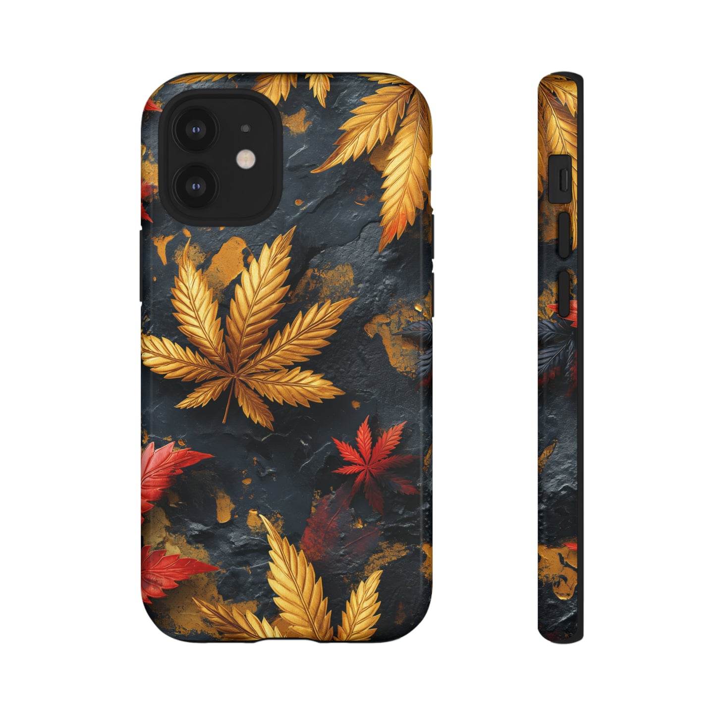 Tough Phone Case Cannabis Gold