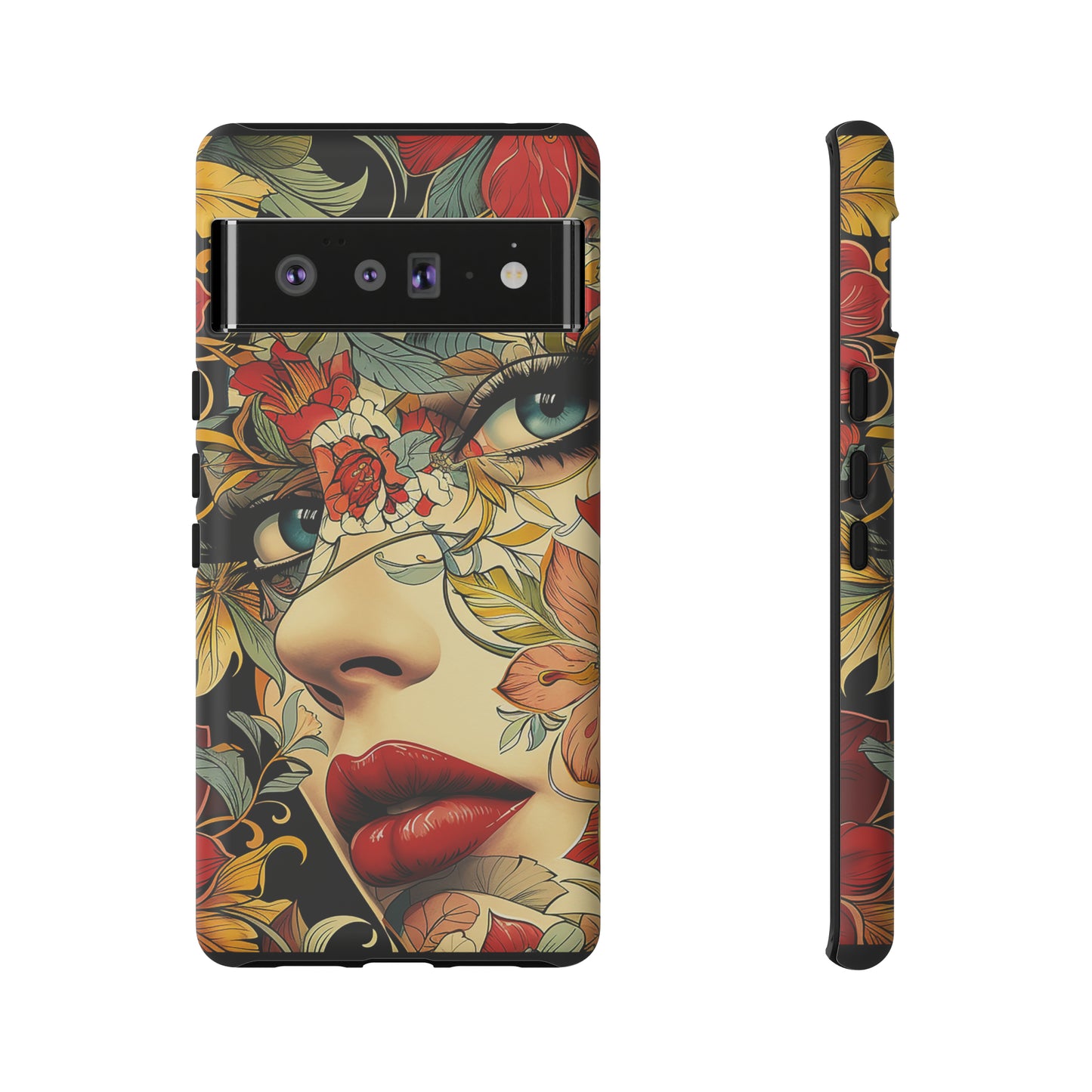 Tough Phone Case Lady Red