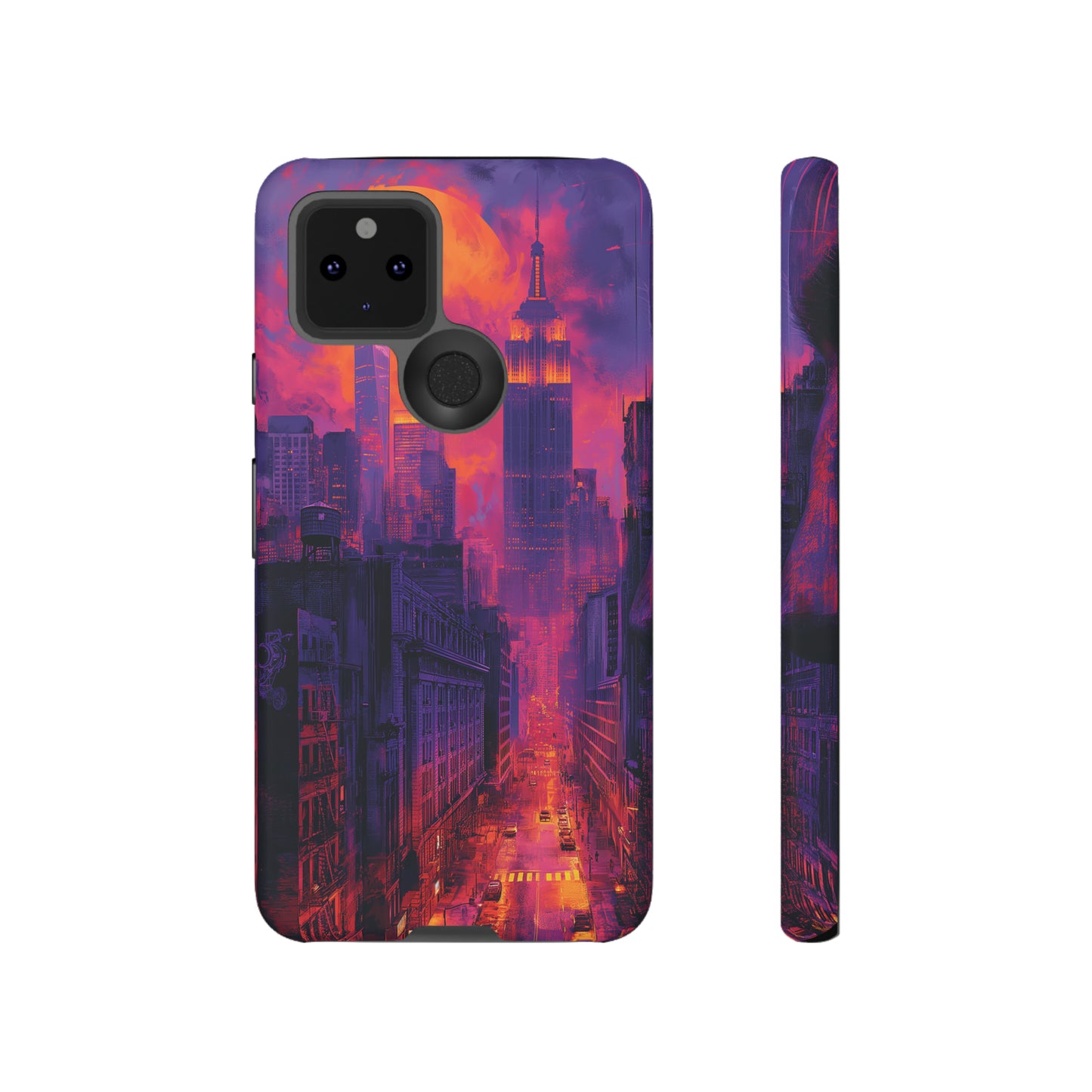 Tough Phone Case New York City Purple Haze