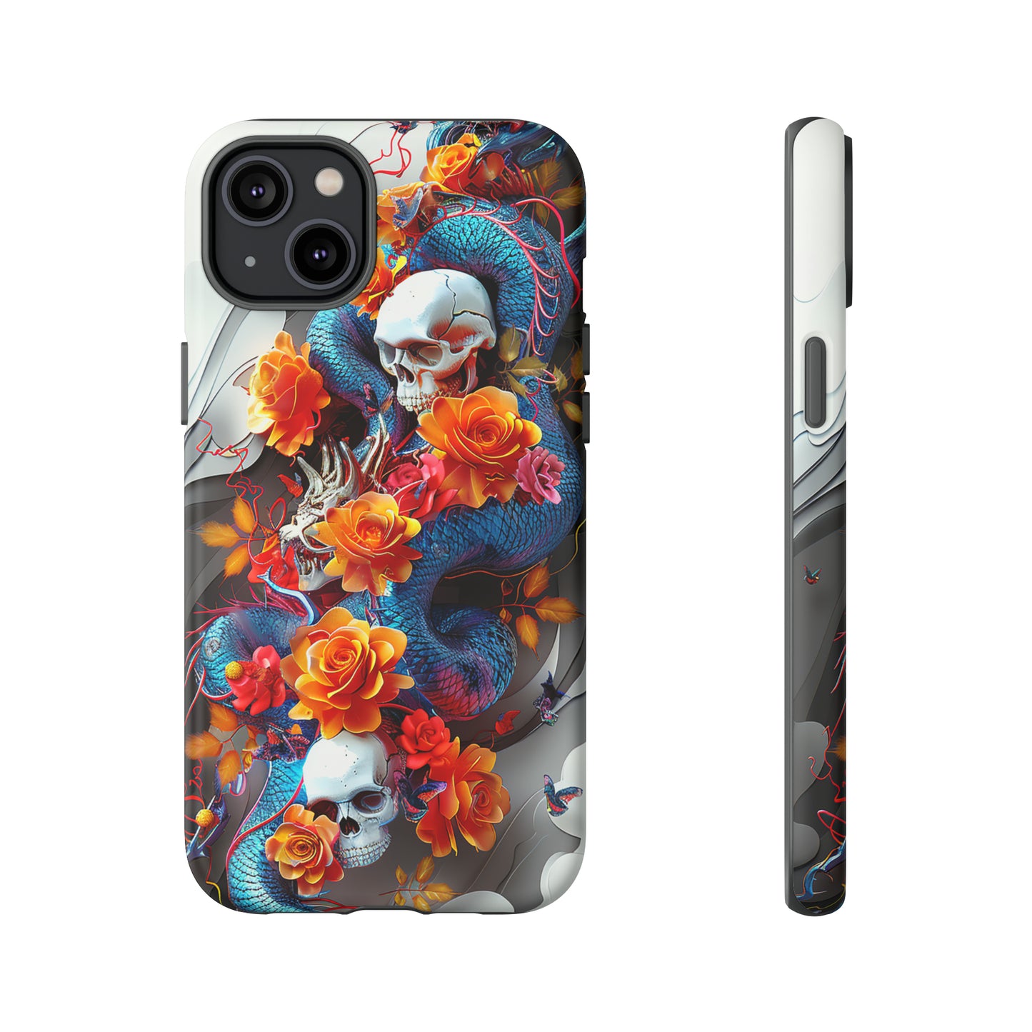 Tough Phone Case Skull 02