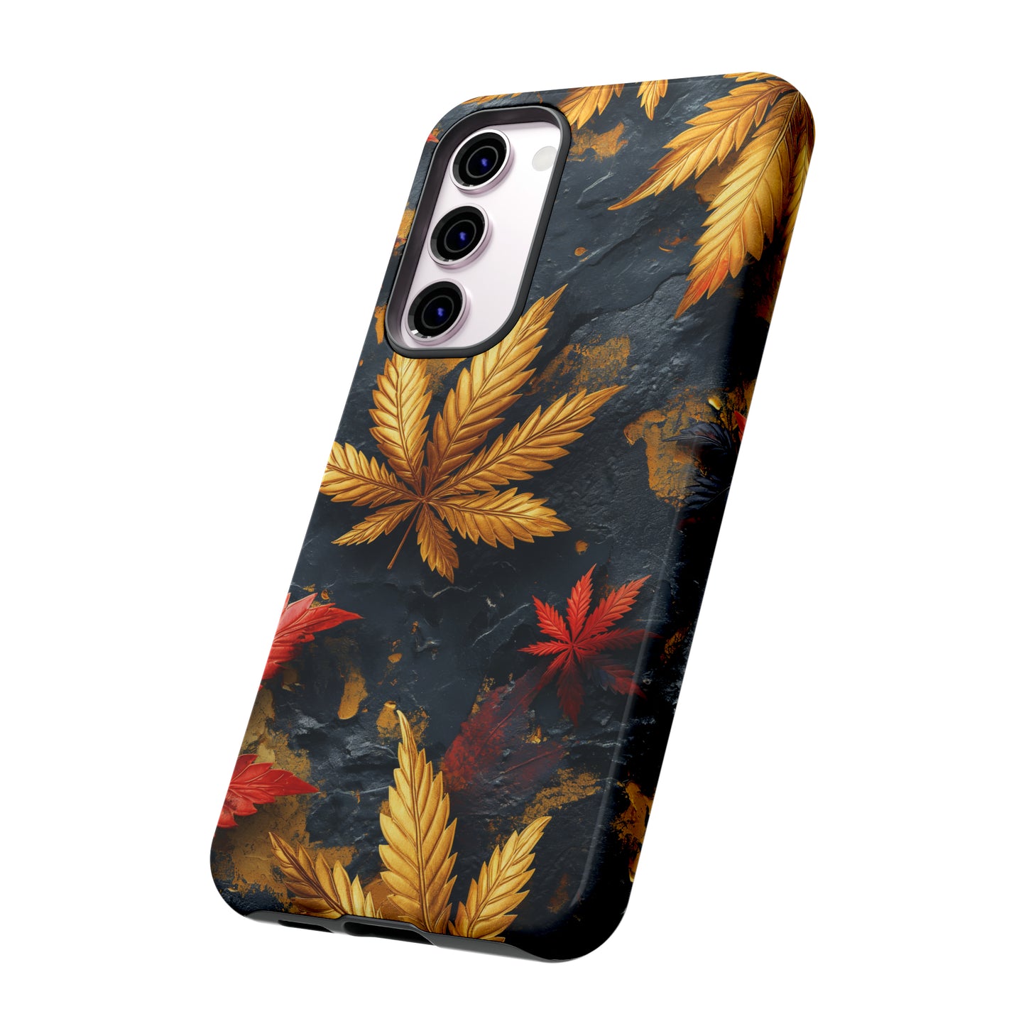 Tough Phone Case Cannabis Gold