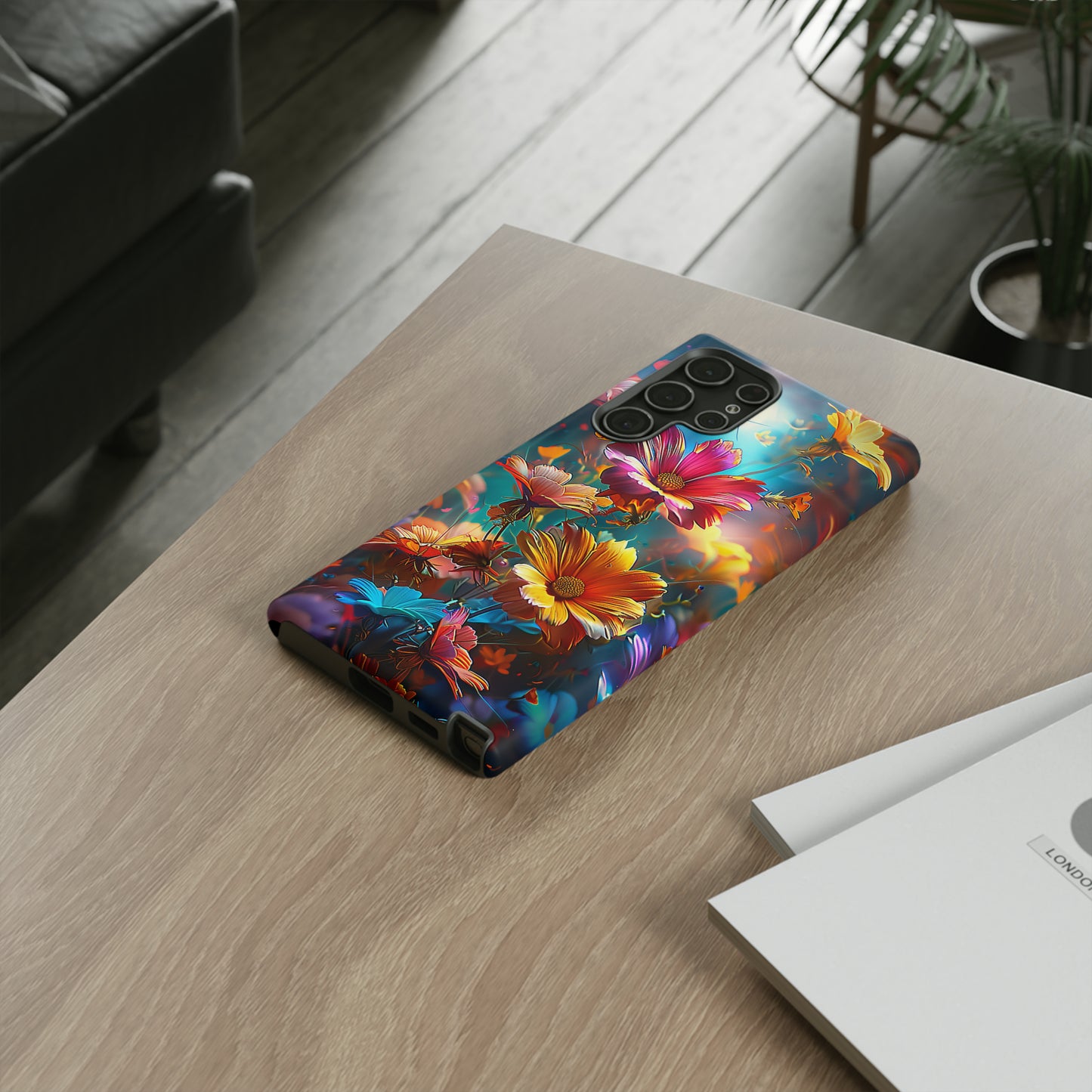 Tough Phone Case Flower 01