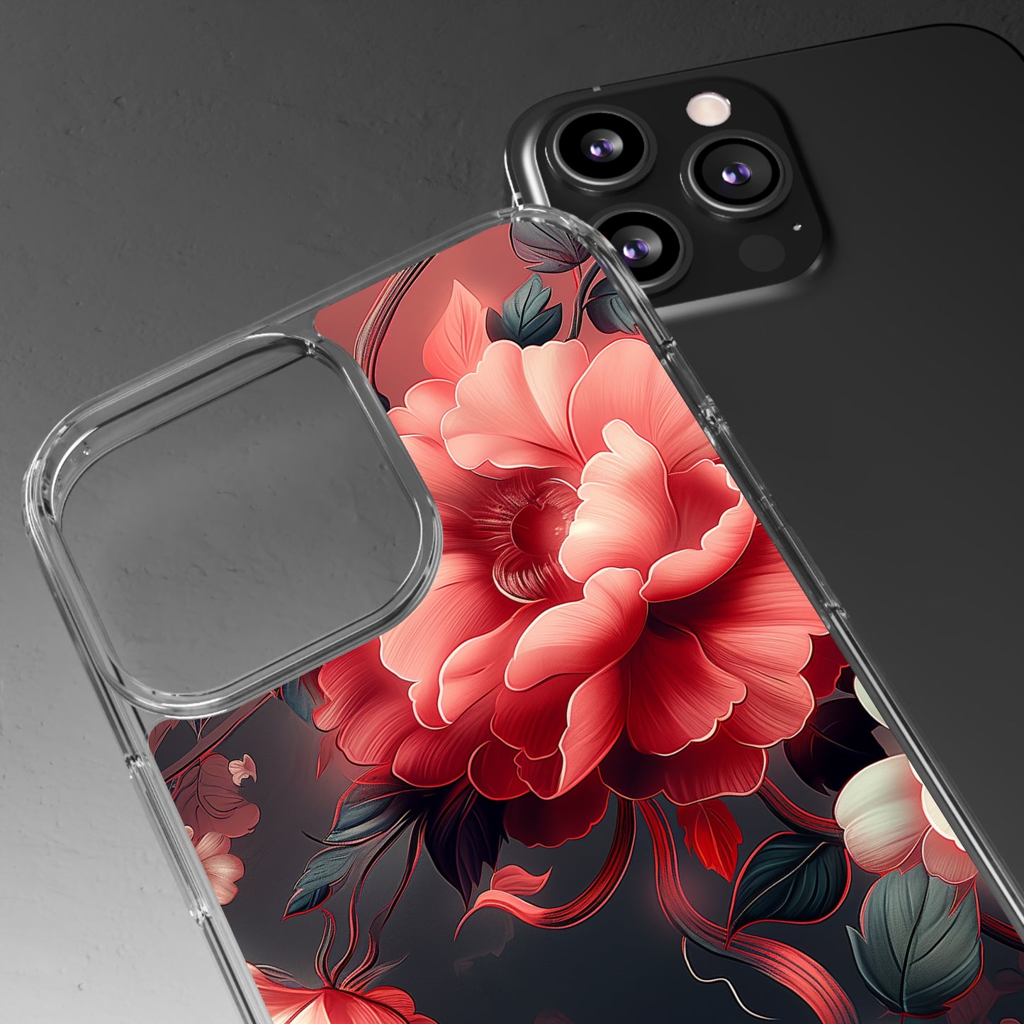 Clear Phone Cases Floral