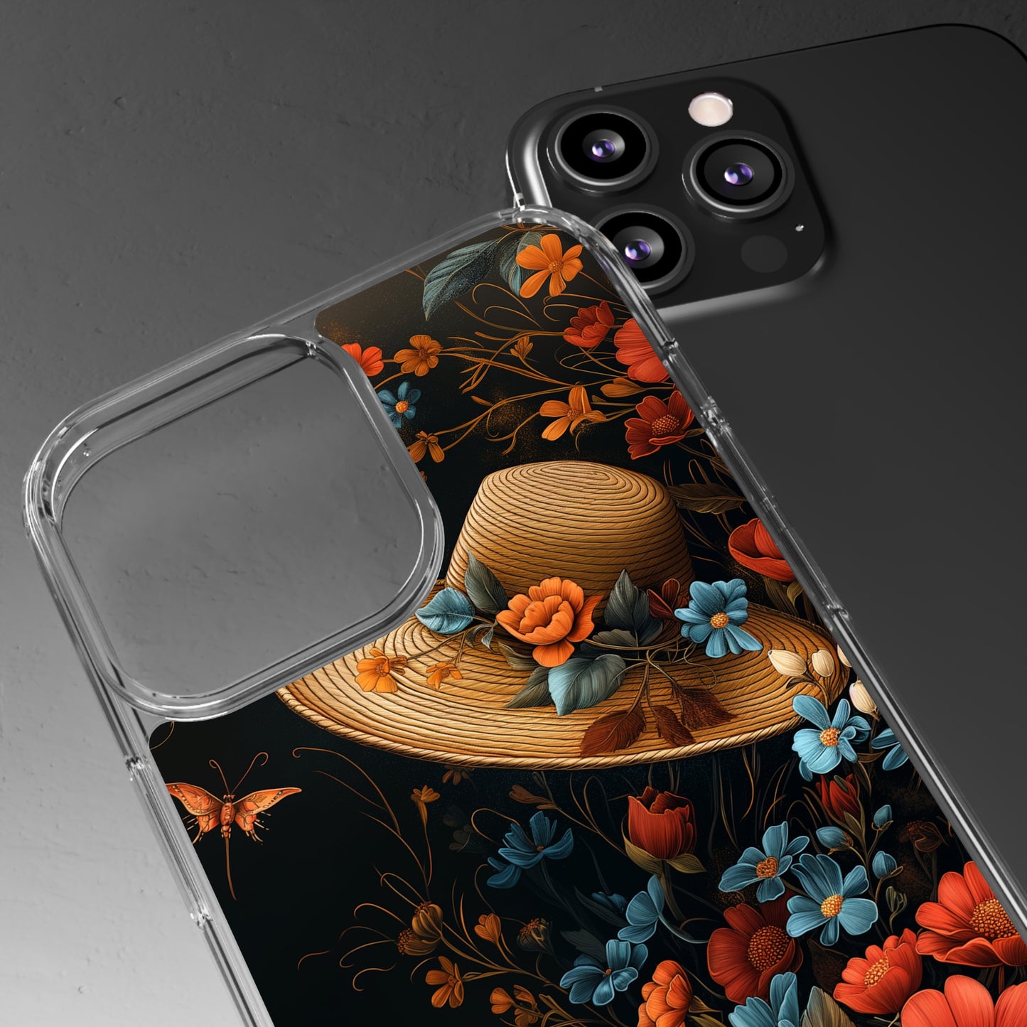 Clear Phone Cases Floral