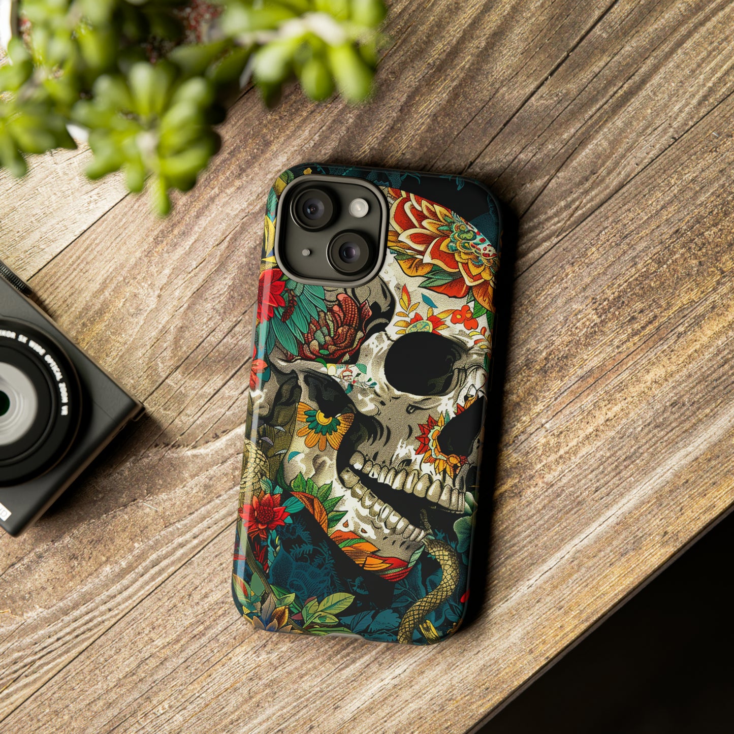 Tough Phone Case Skull 01