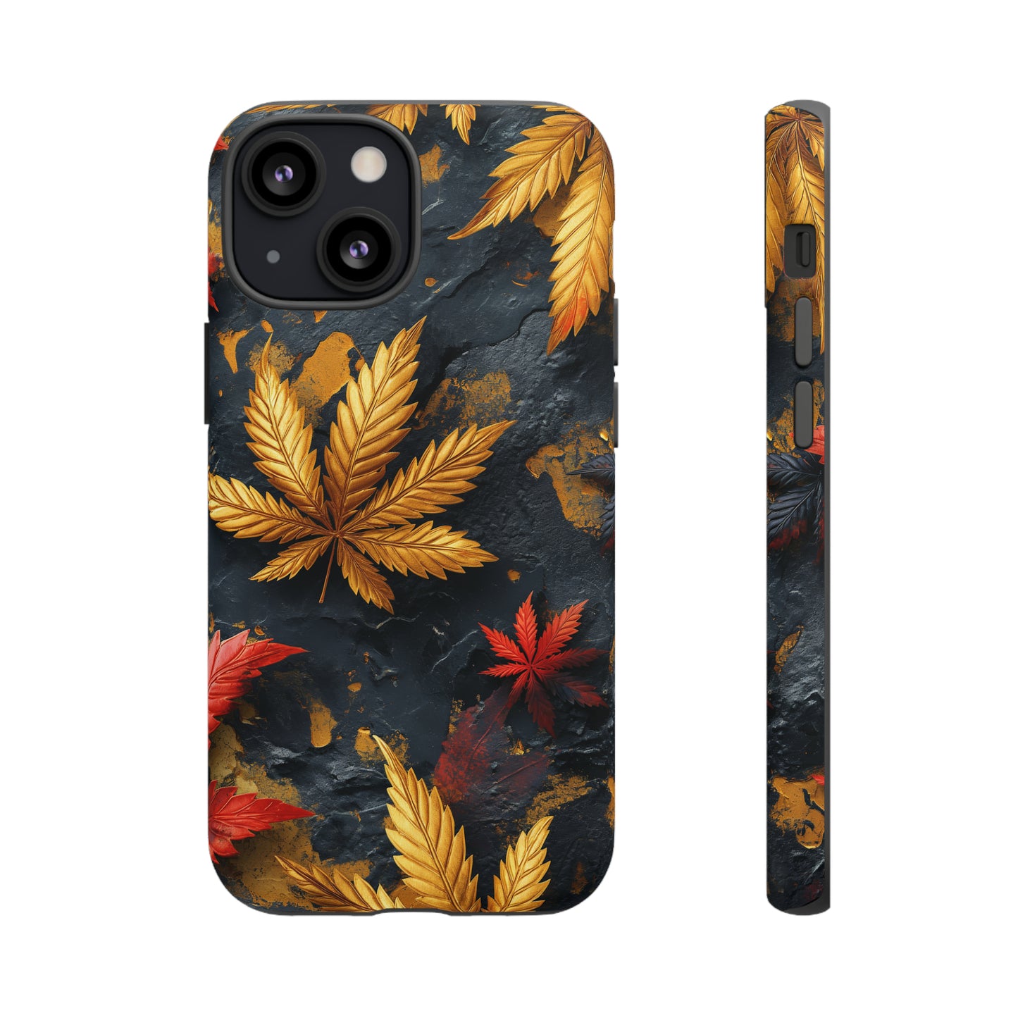 Tough Phone Case Cannabis Gold