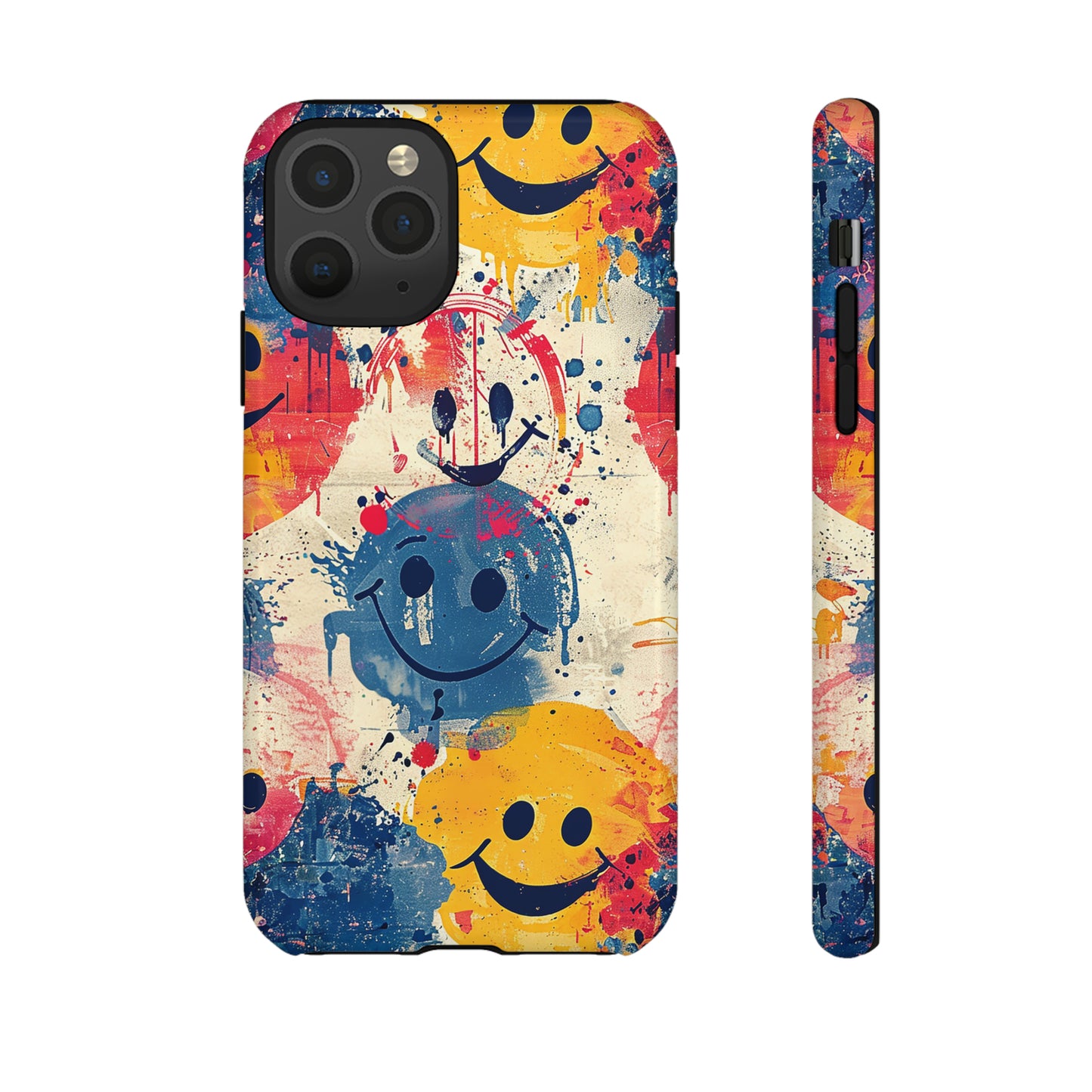 Tough Phone Case Happy Face