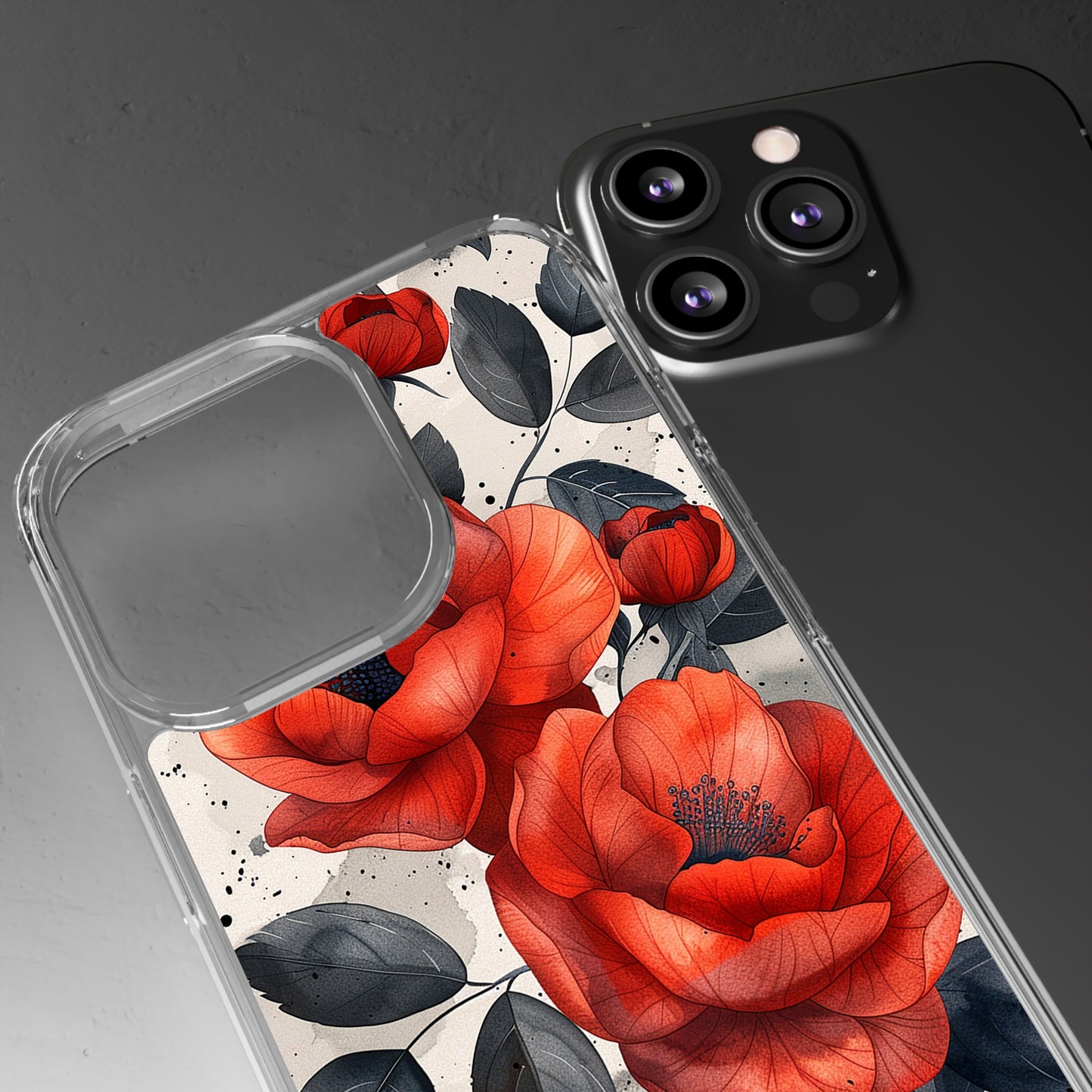 Clear Phone Cases Floral