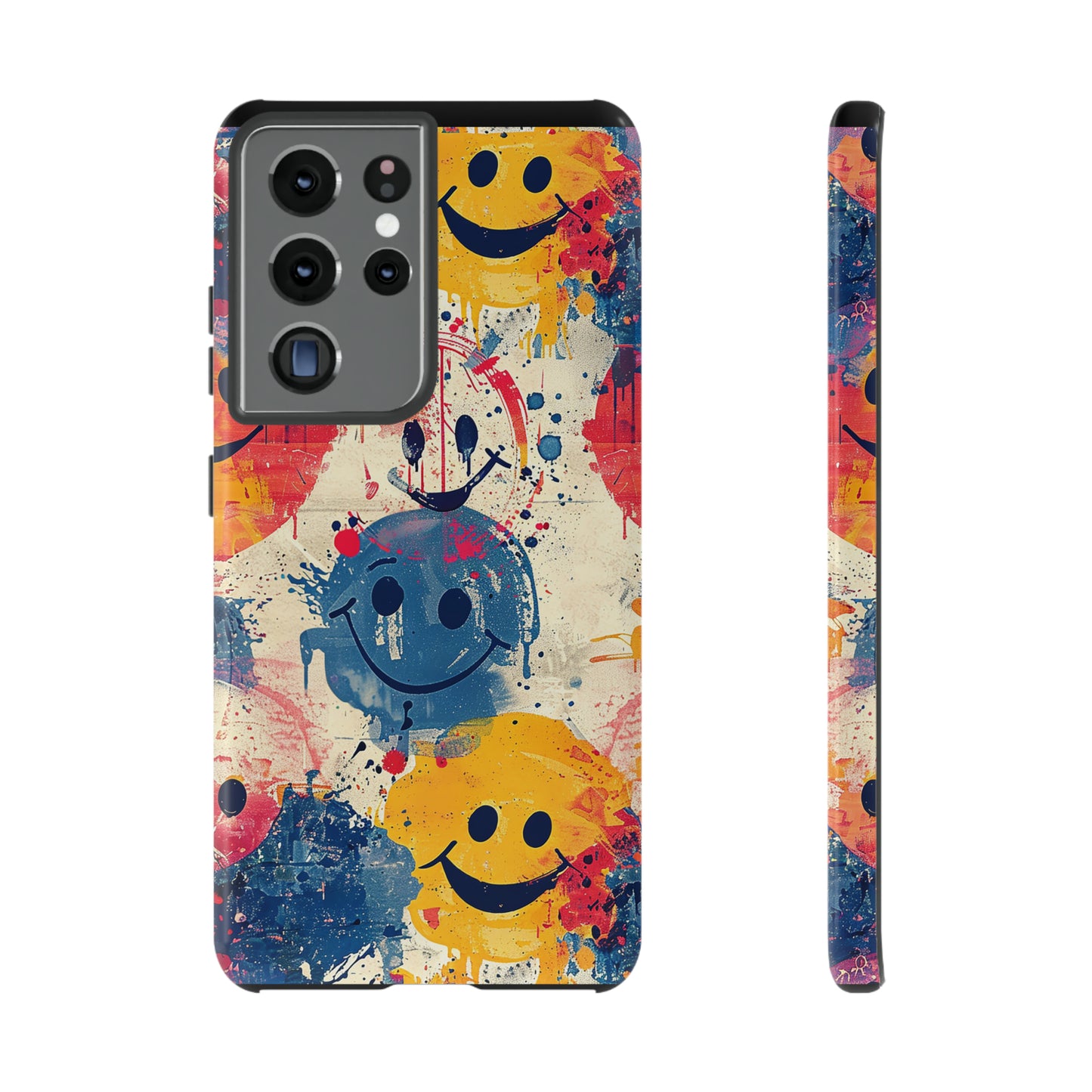 Tough Phone Case Happy Face