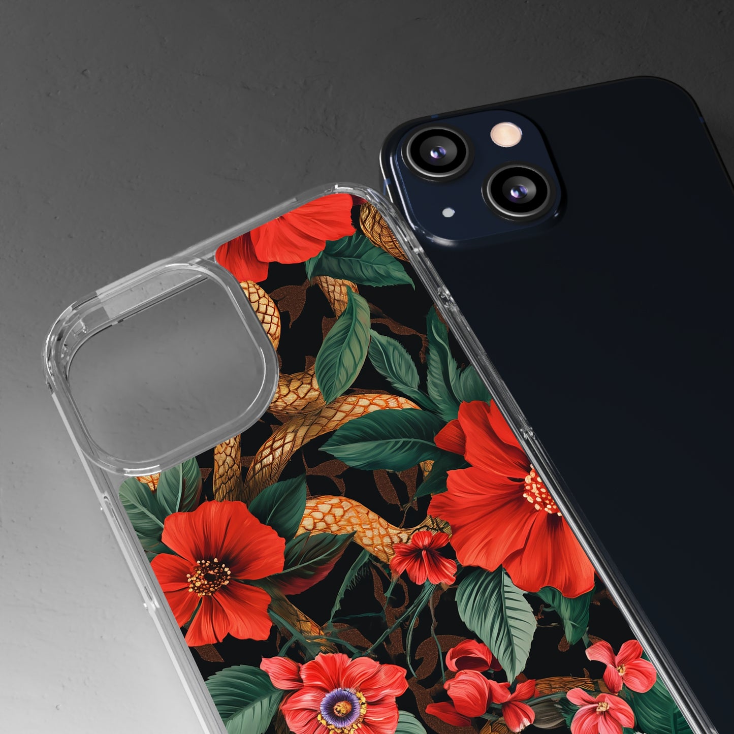 Clear Phone Cases Rose Garden