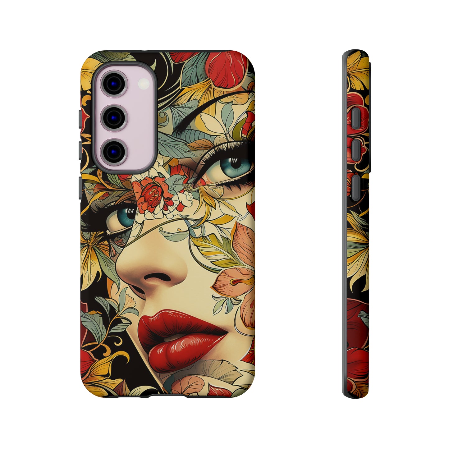 Tough Phone Case Lady Red