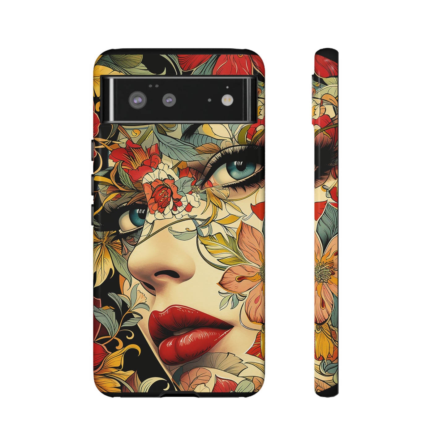 Tough Phone Case Lady Red