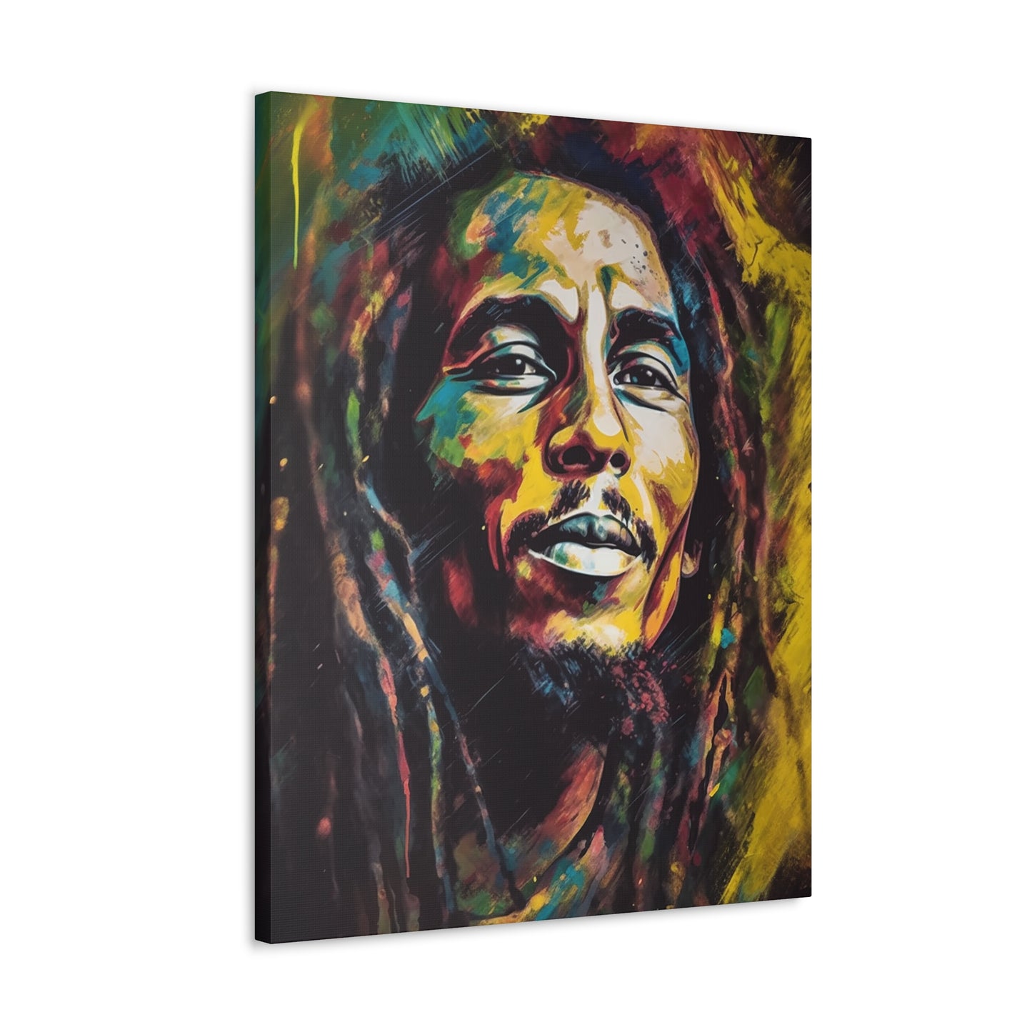 Reggae Resonance Bob Marley on Canvas