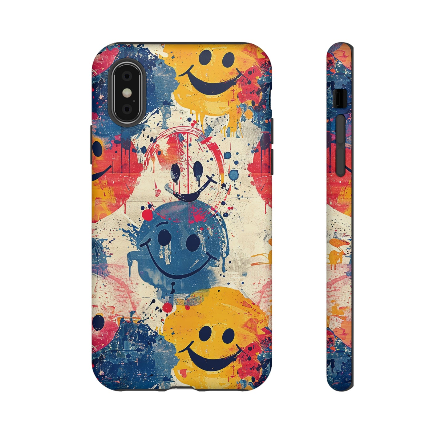 Tough Phone Case Happy Face