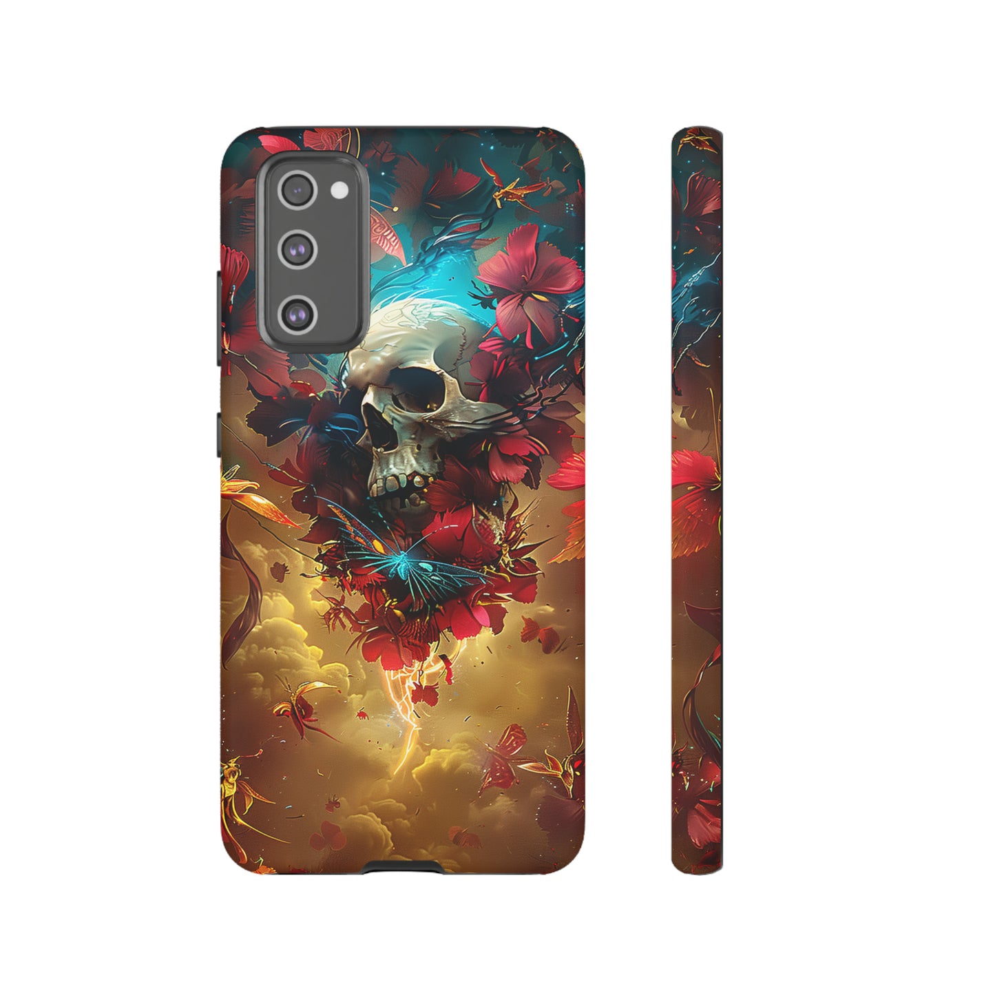 Tough Phone Cases Eternal Bloom Skull