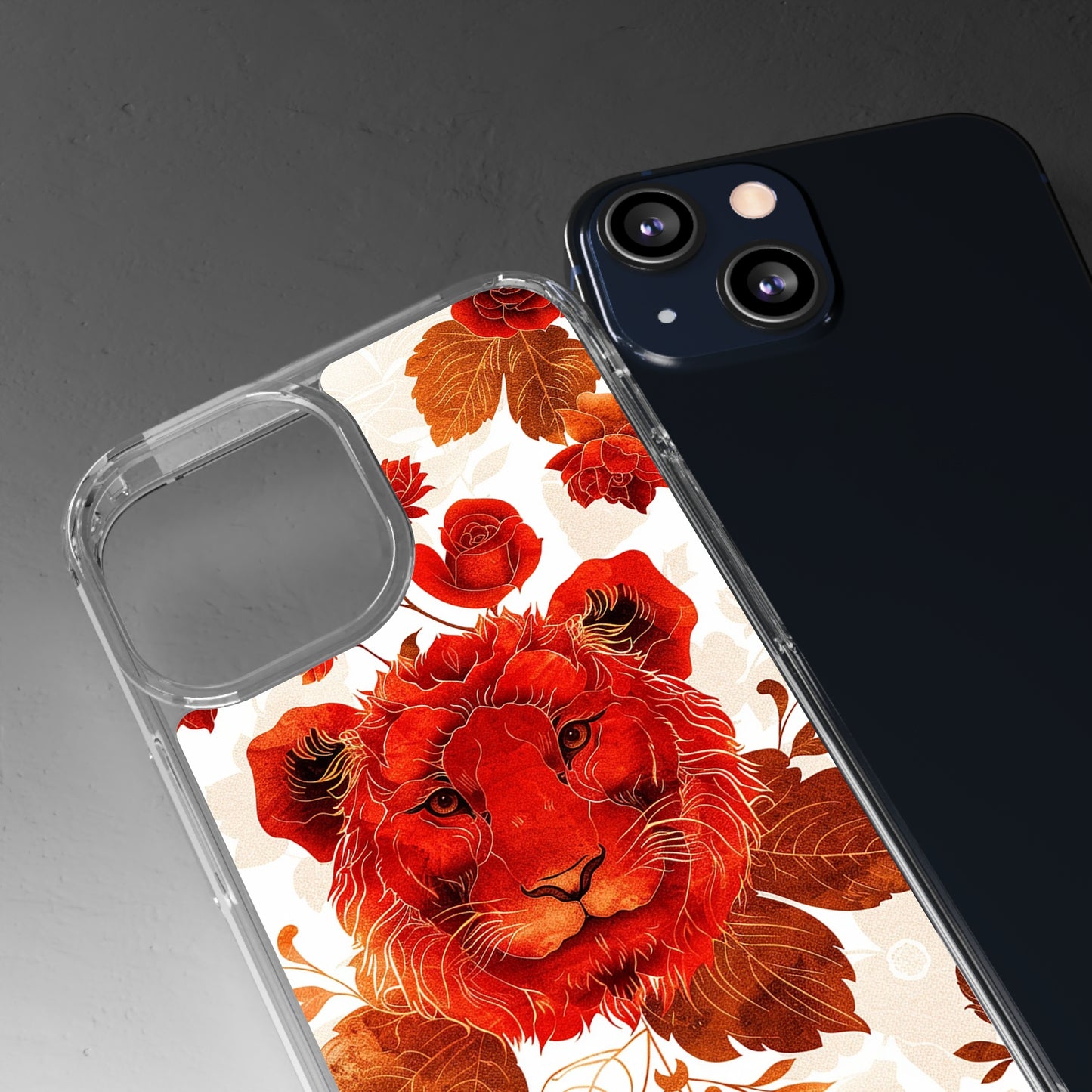 Clear Phone Cases Red Lion