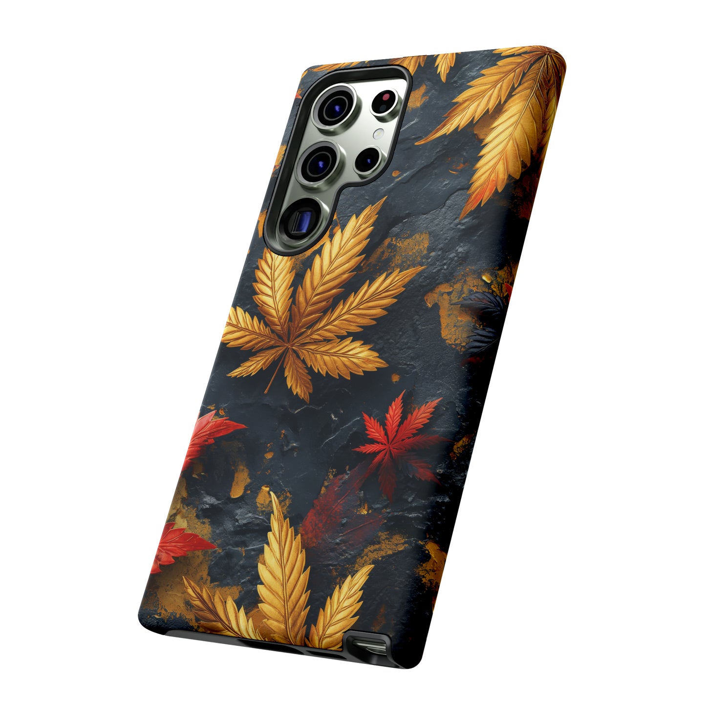 Tough Phone Case Cannabis Gold