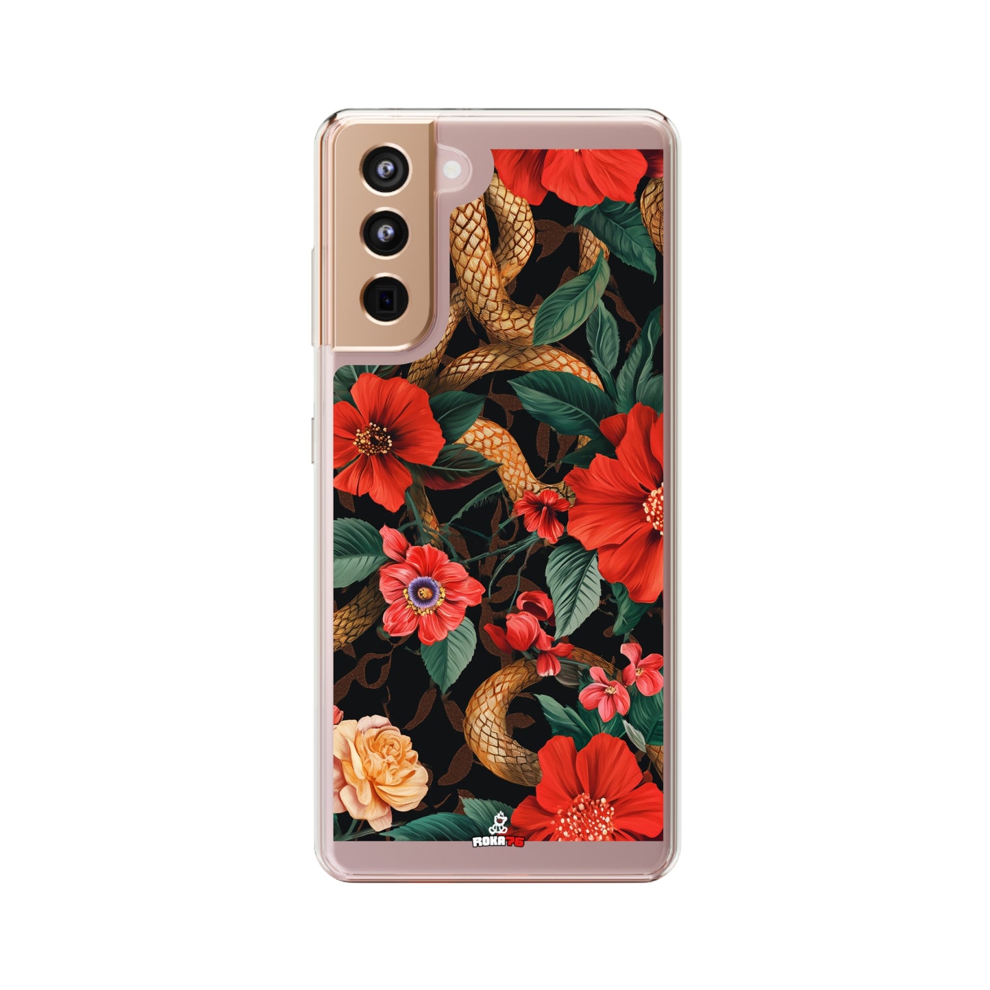 Clear Phone Cases Rose Garden