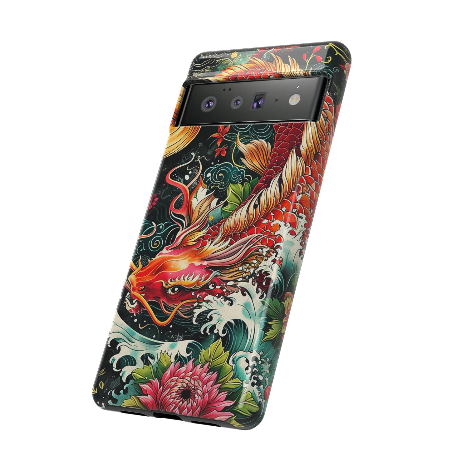 Tough Phone Case Japanese Koi Fish