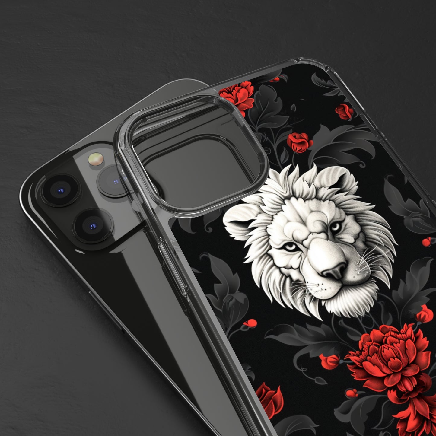 Clear Phone Cases White Lion