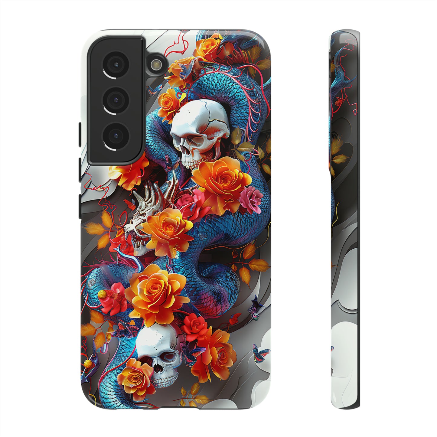 Tough Phone Case Skull 02