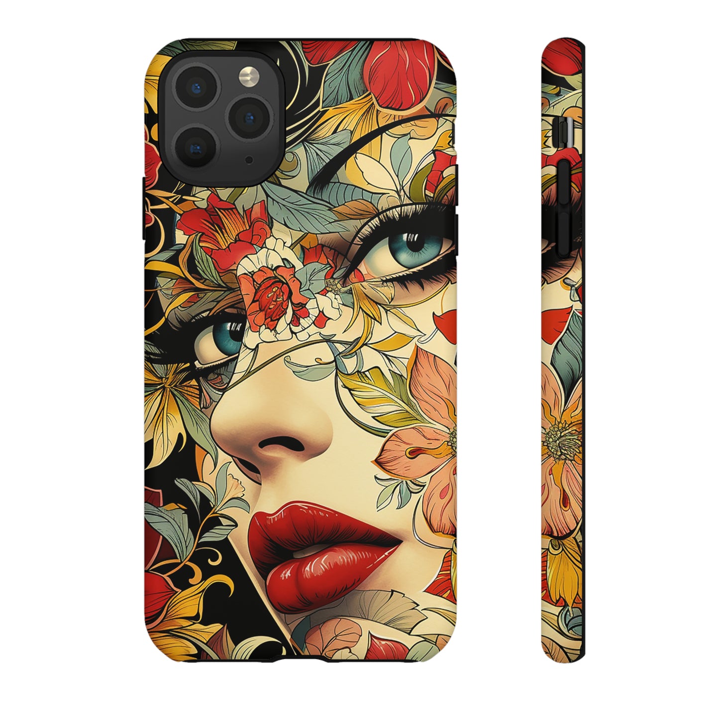 Tough Phone Case Lady Red