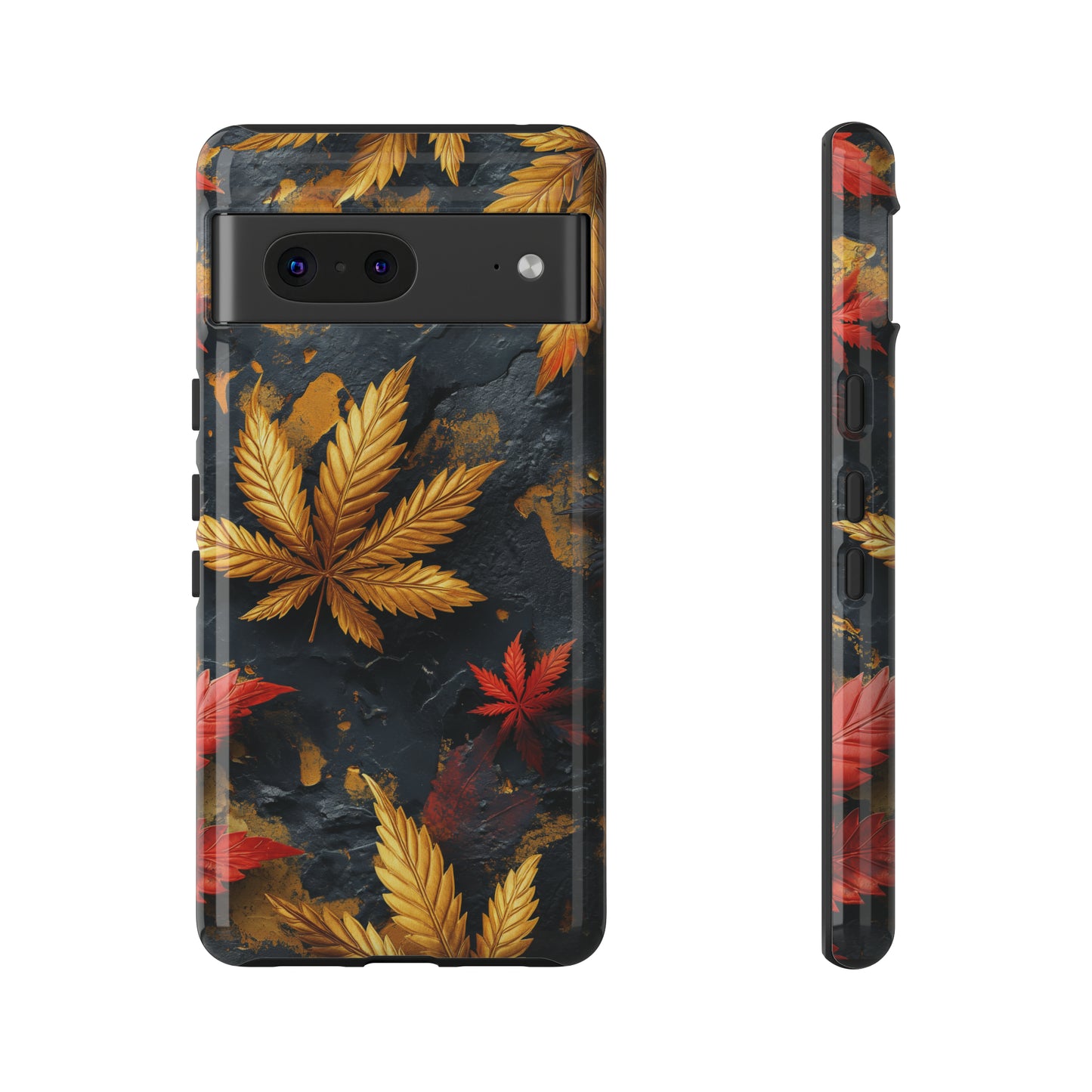 Tough Phone Case Cannabis Gold