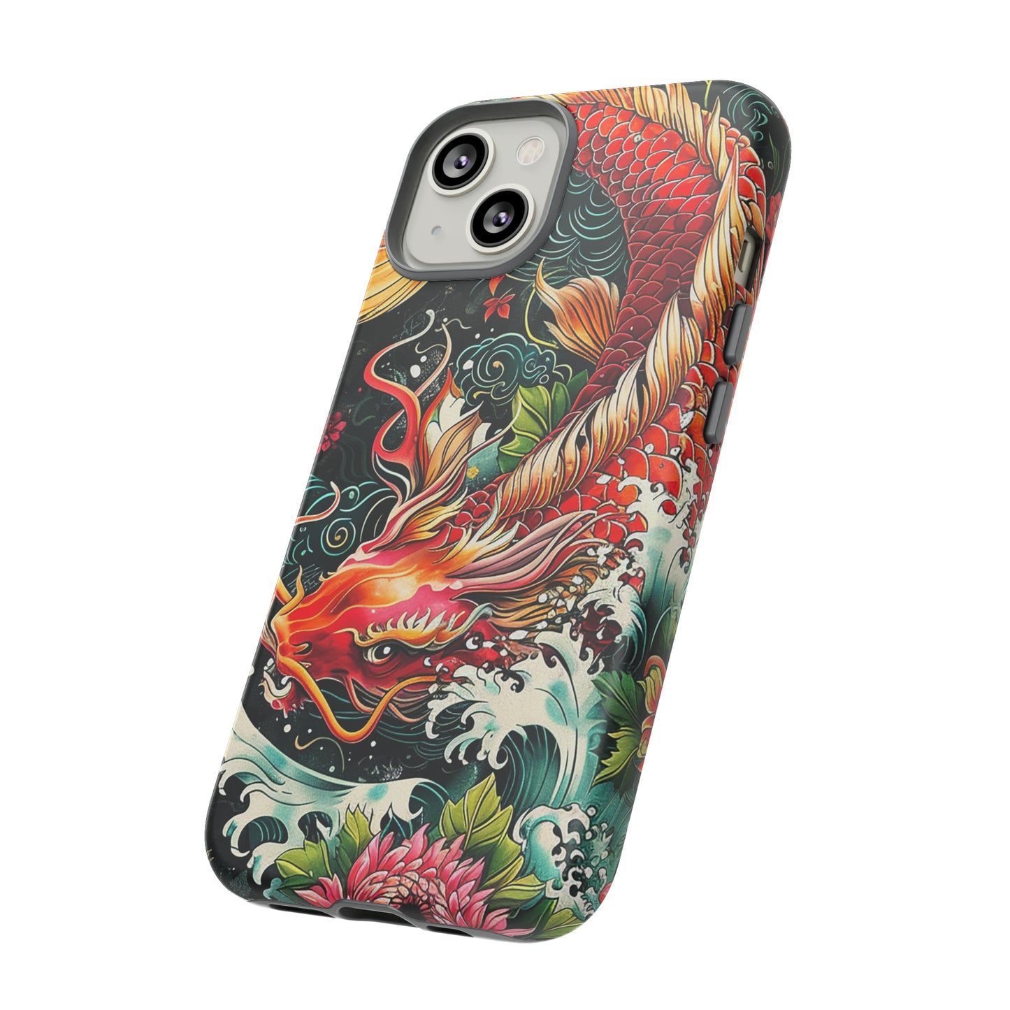 Tough Phone Case Japanese Koi Fish