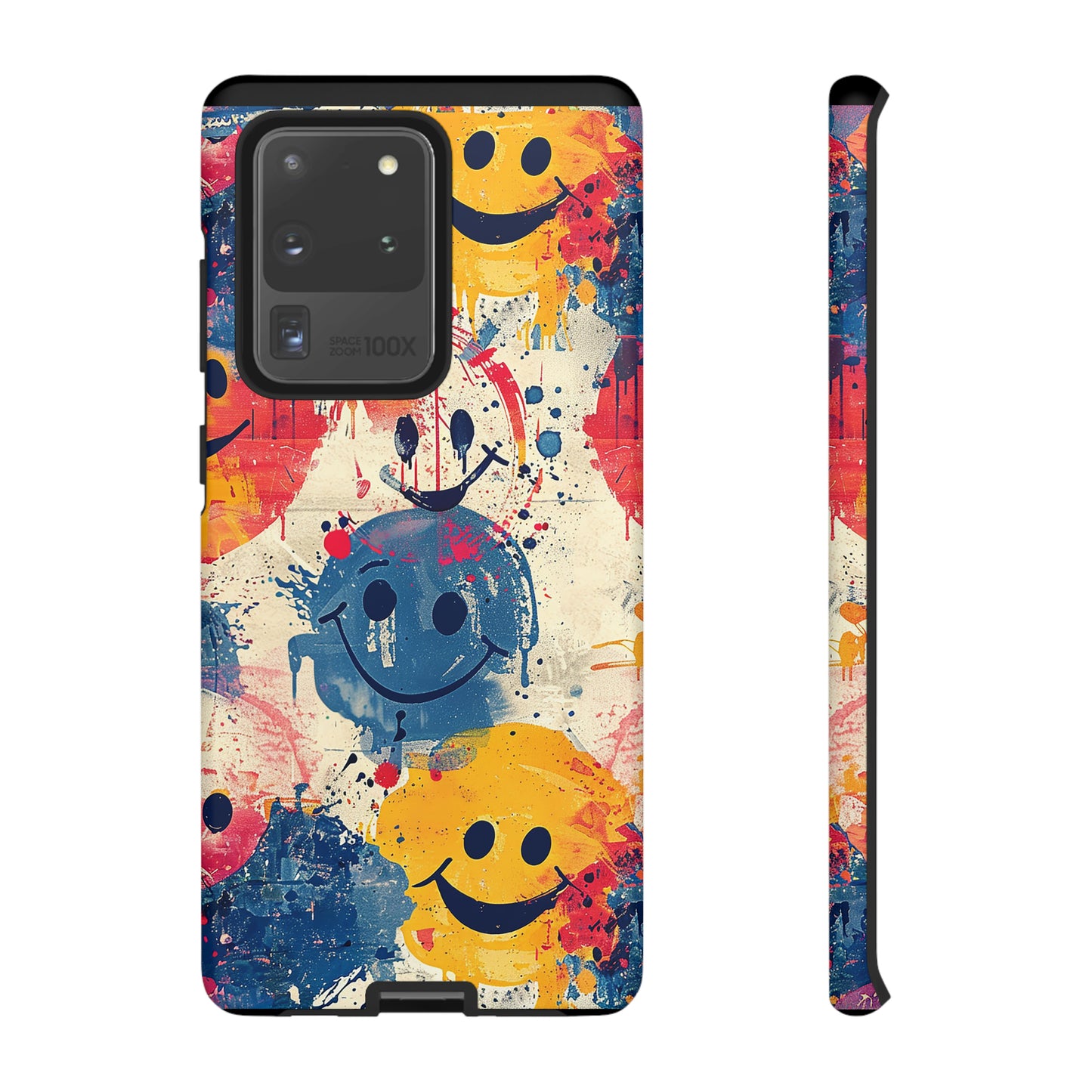 Tough Phone Case Happy Face