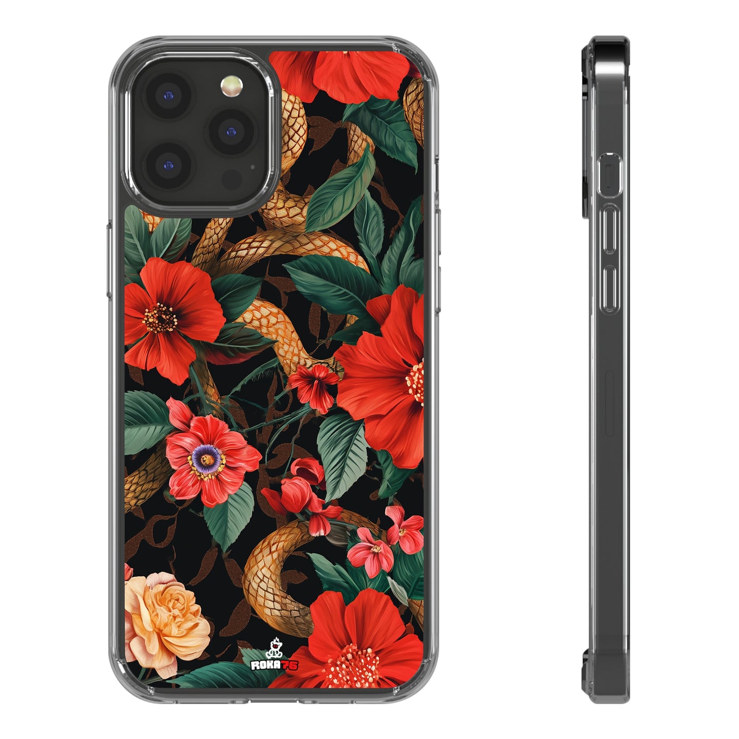 Clear Phone Cases Rose Garden