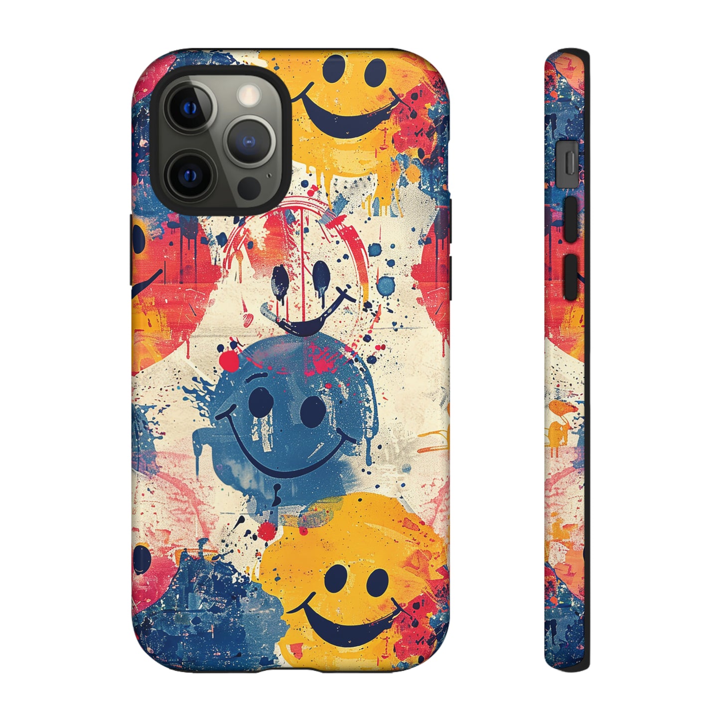 Tough Phone Case Happy Face