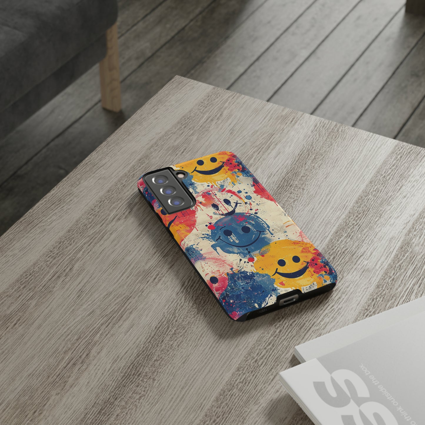 Tough Phone Case Happy Face