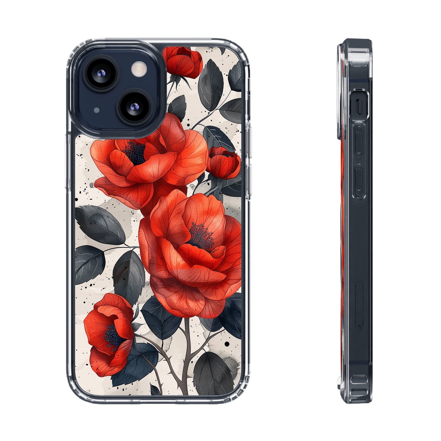 Clear Phone Cases Floral