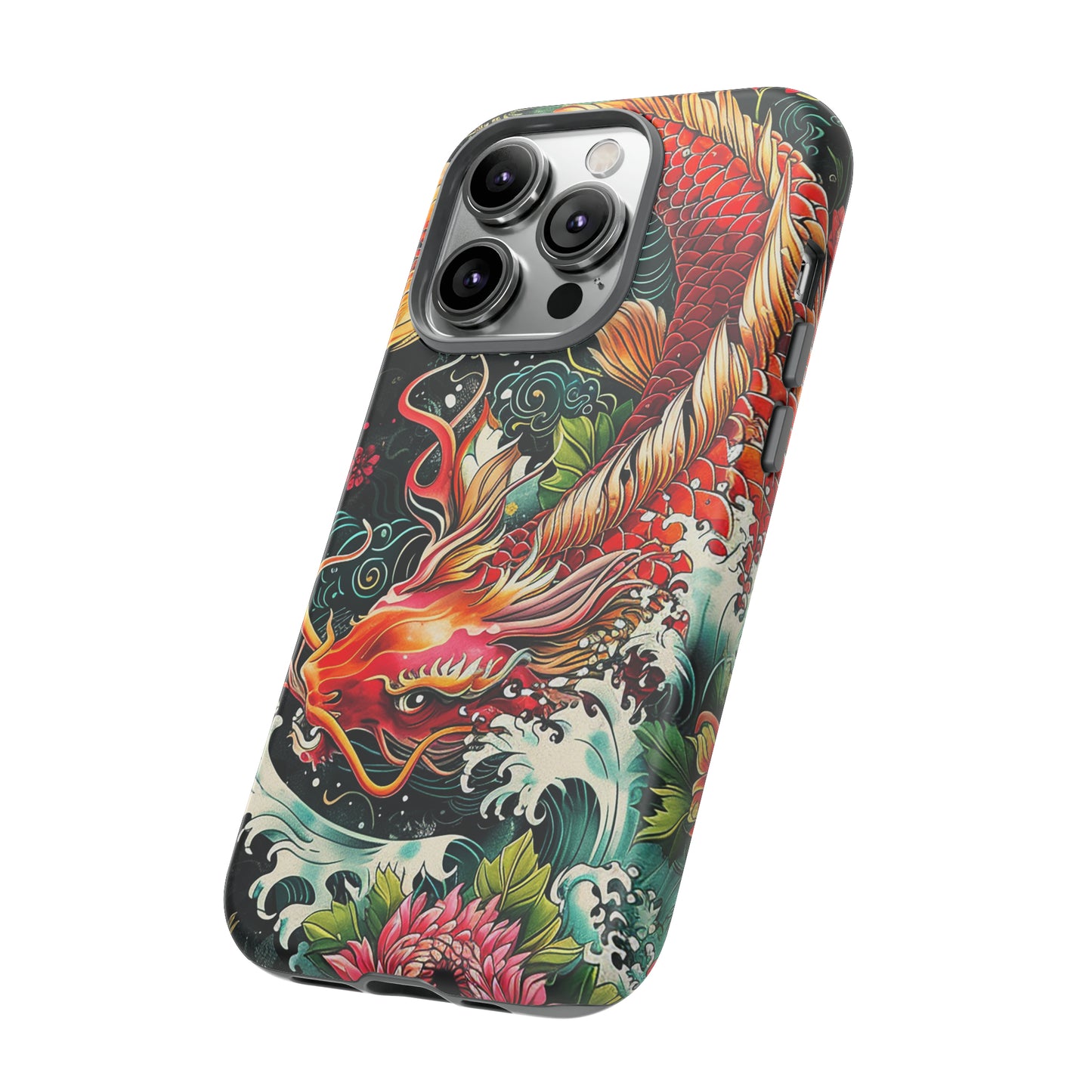 Tough Phone Case Japanese Koi Fish