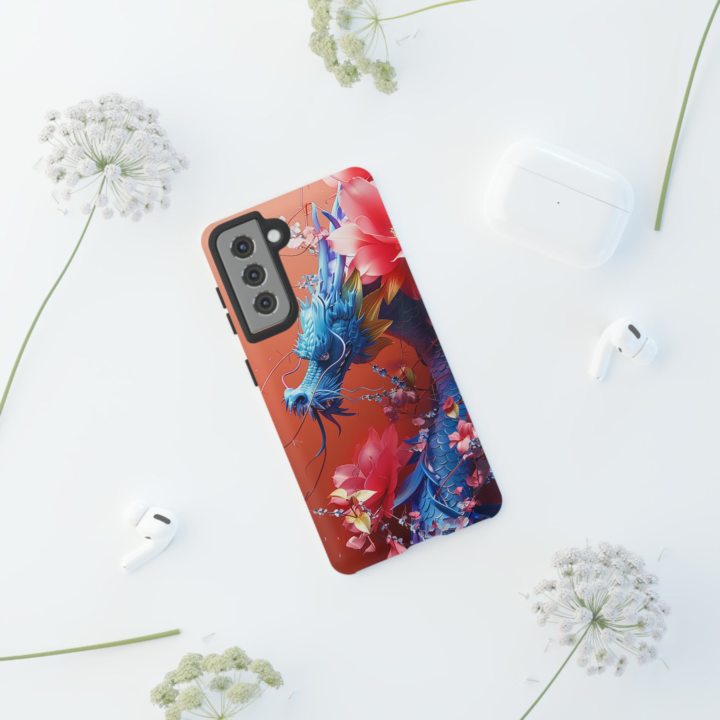 Tough Phone Cases Azure Serpent