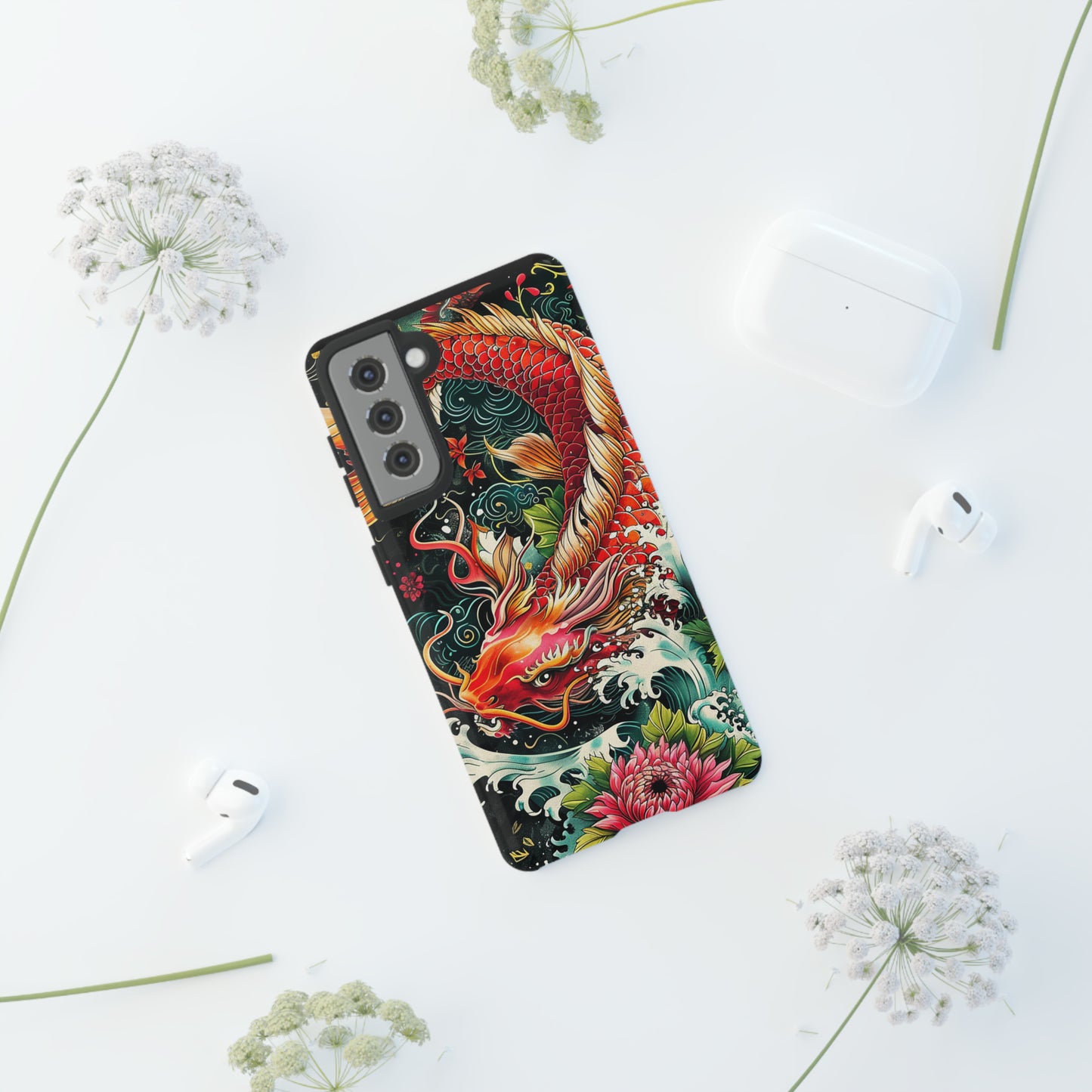 Tough Phone Case Japanese Koi Fish