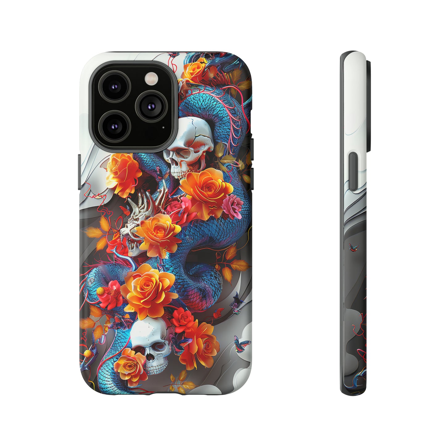 Tough Phone Case Skull 02