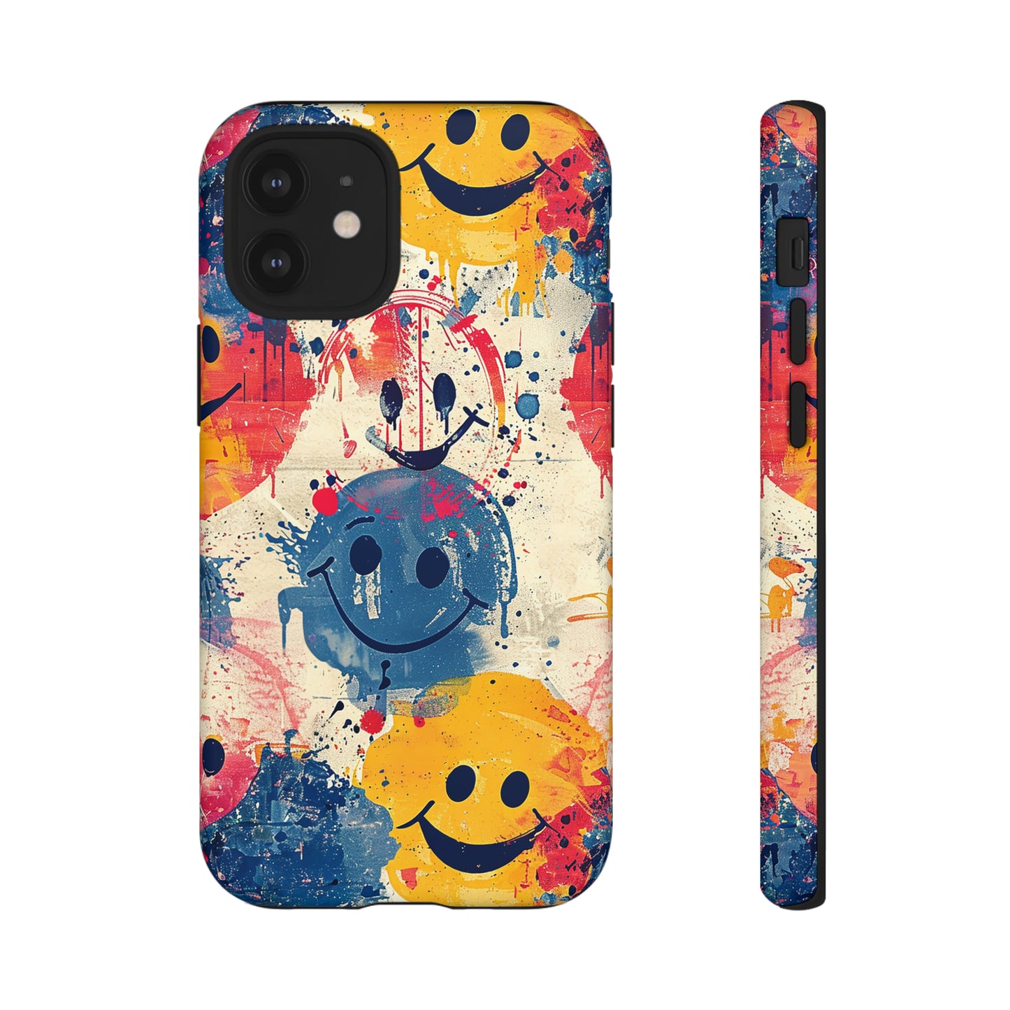 Tough Phone Case Happy Face