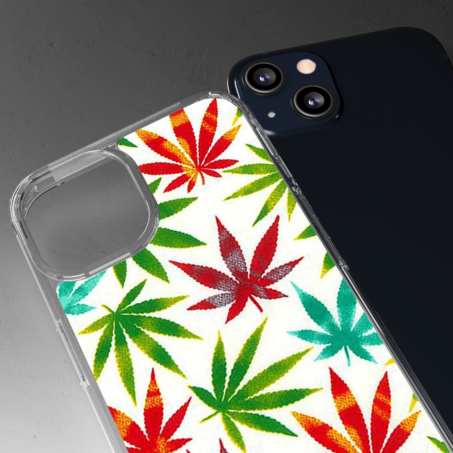 Clear Phone Cases Graphic Cannabis