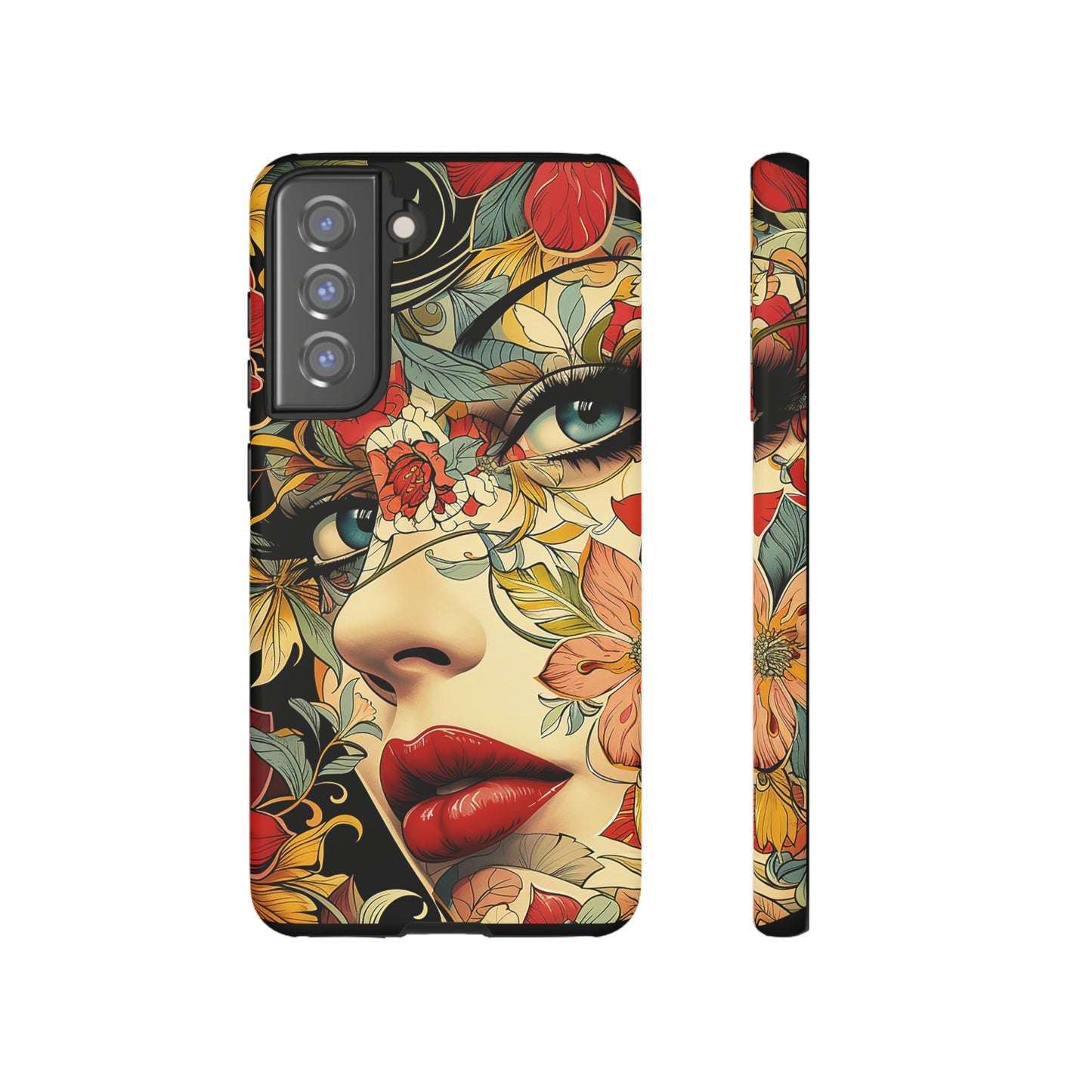 Tough Phone Case Lady Red