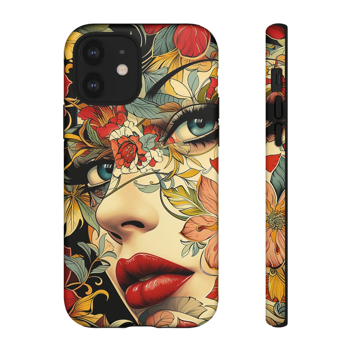 Tough Phone Case Lady Red