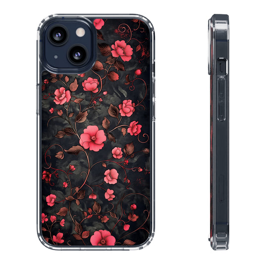 Clear Phone Cases Floral Art