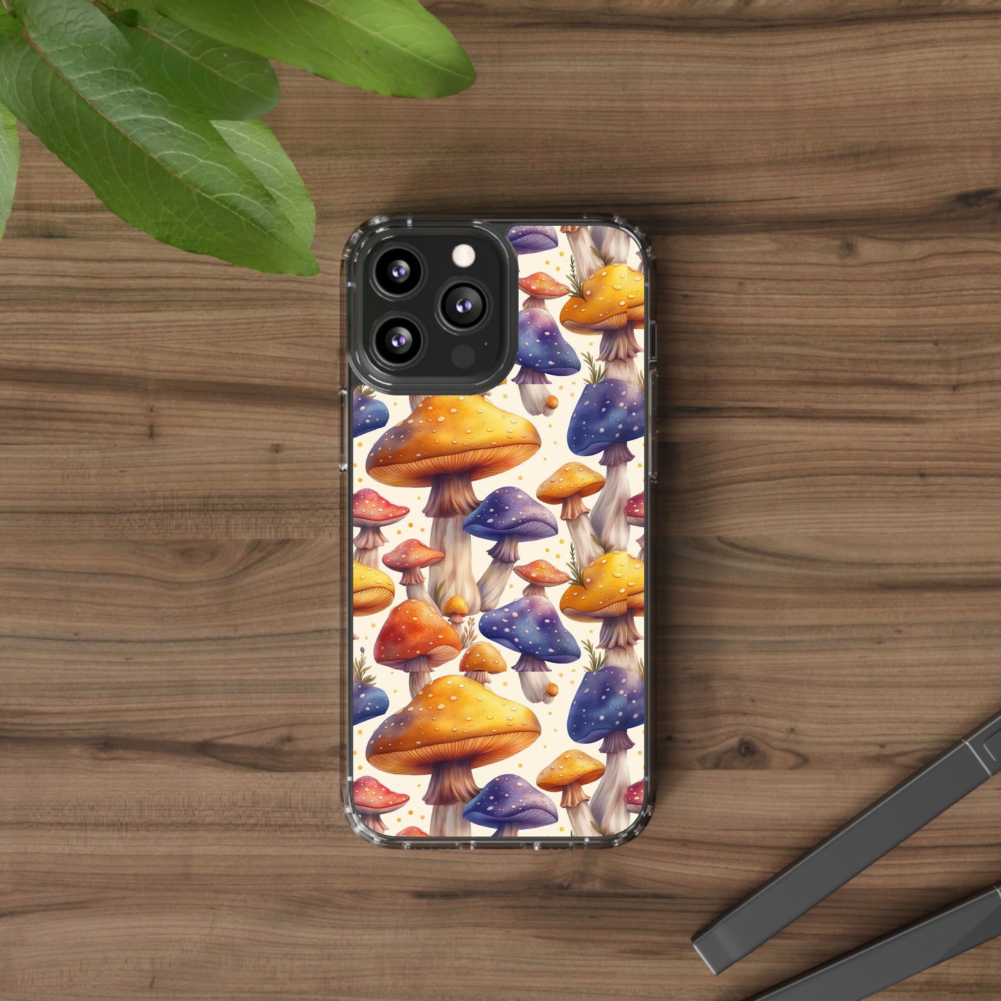 Clear Phone Cases Mushrooms